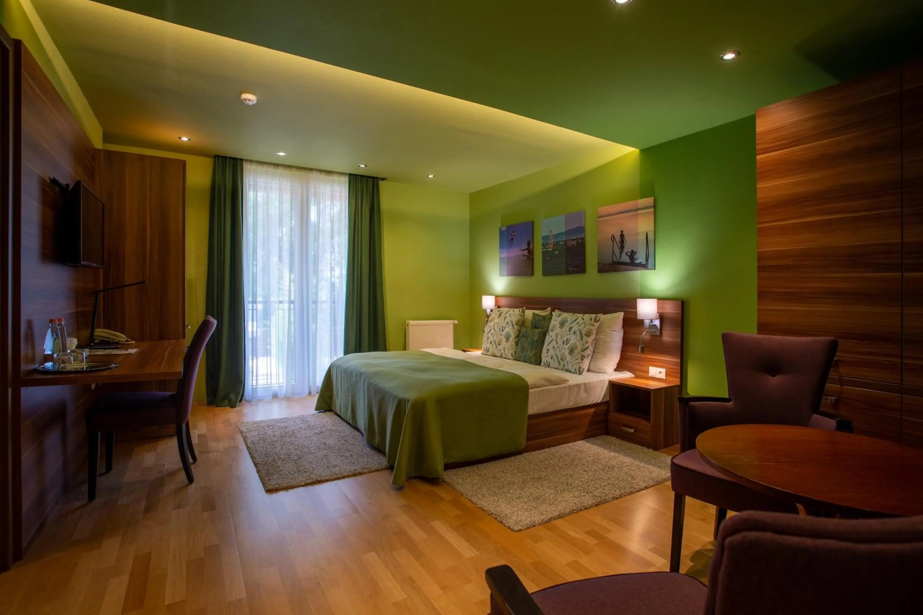 Bed in Tópart Hotel