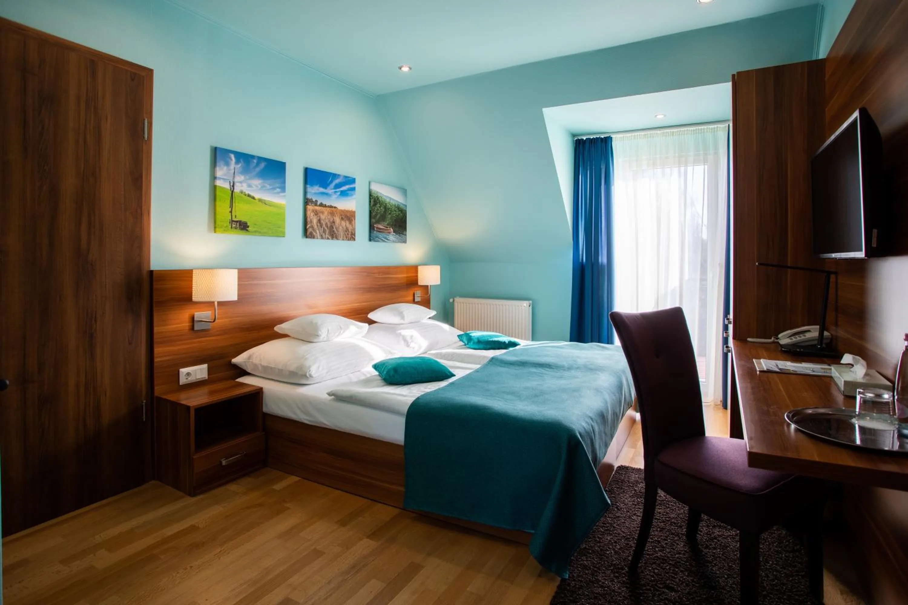 Bed in Tópart Hotel