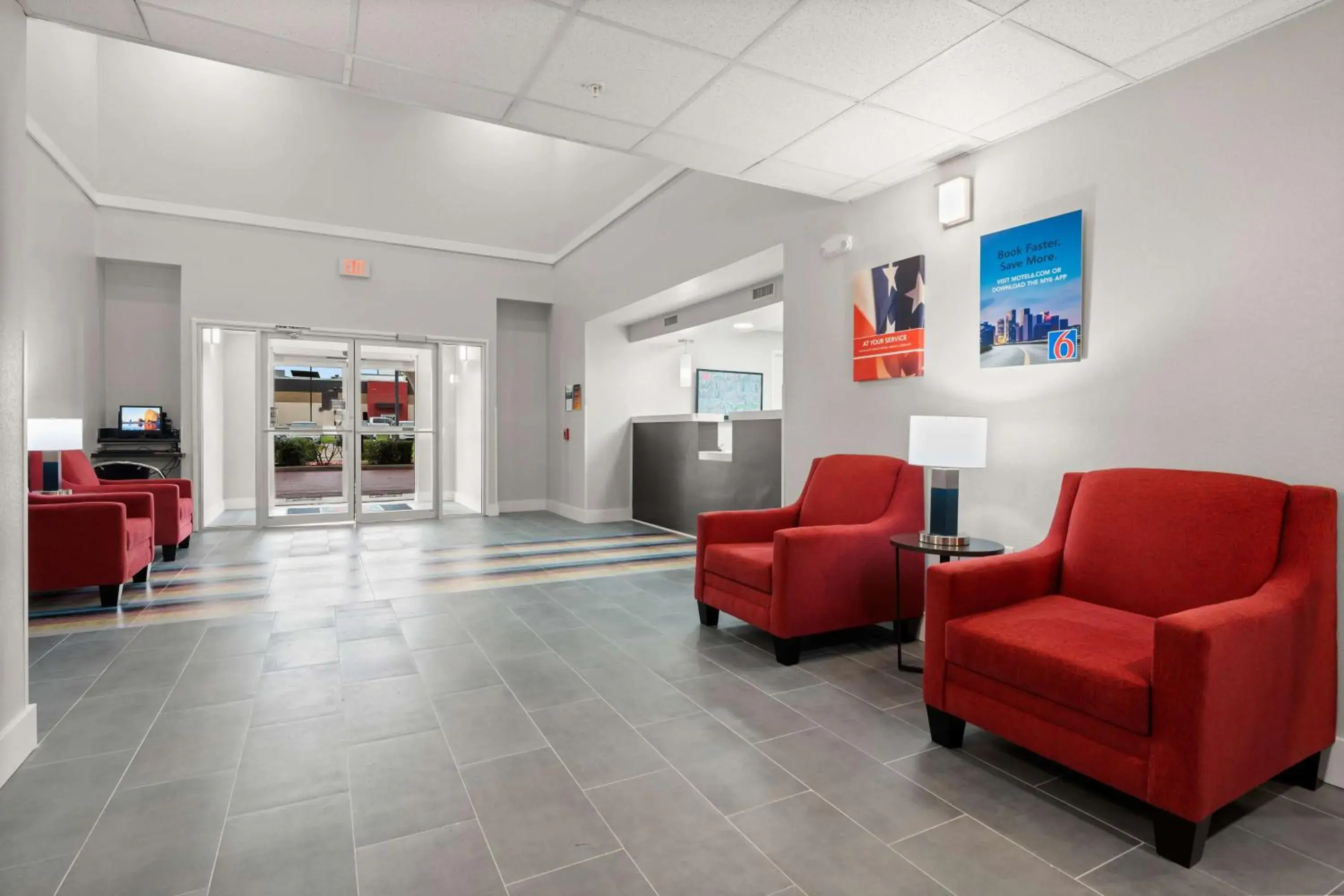 Lobby or reception in Motel 6-Rosenberg, TX Lobby or reception in Motel 6-Rosenberg, TX