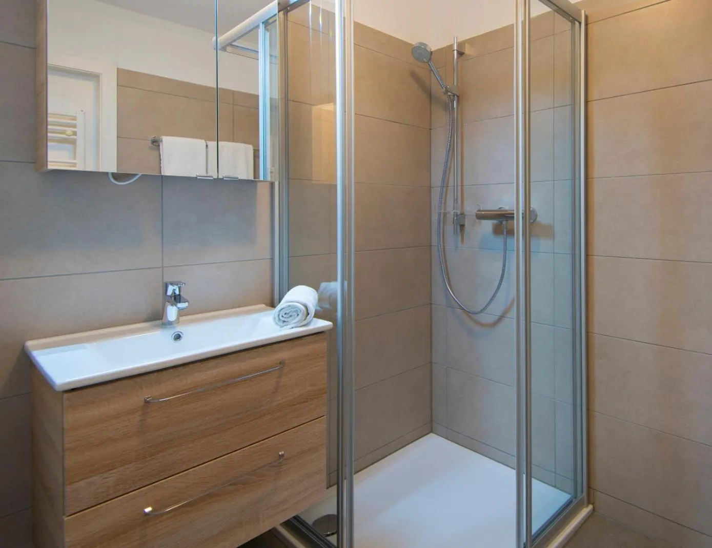 Bathroom in Residenz Lothringen by AlpenTravel