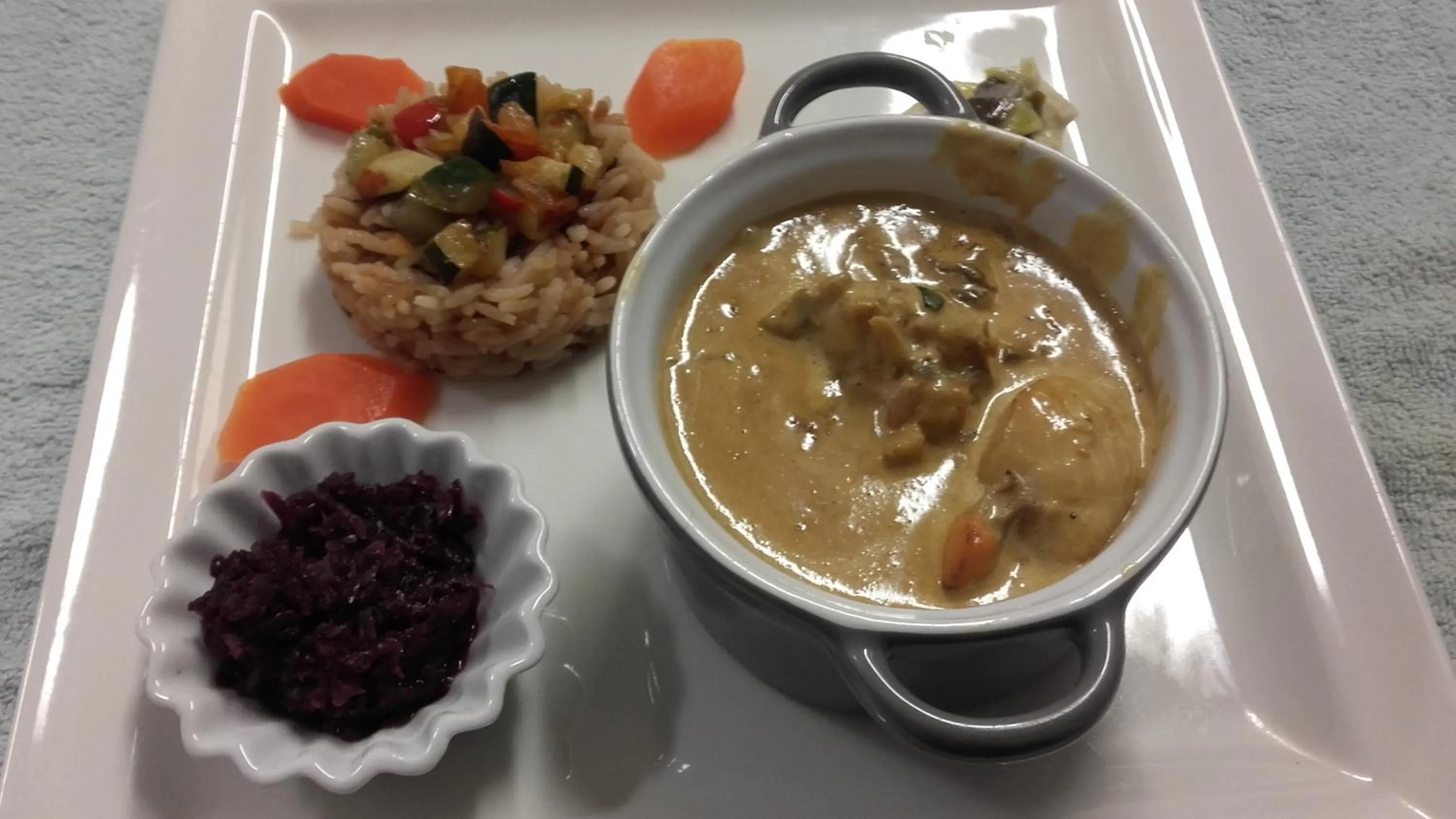 Food close-up in Logis Hôtel Restaurant de la Dore