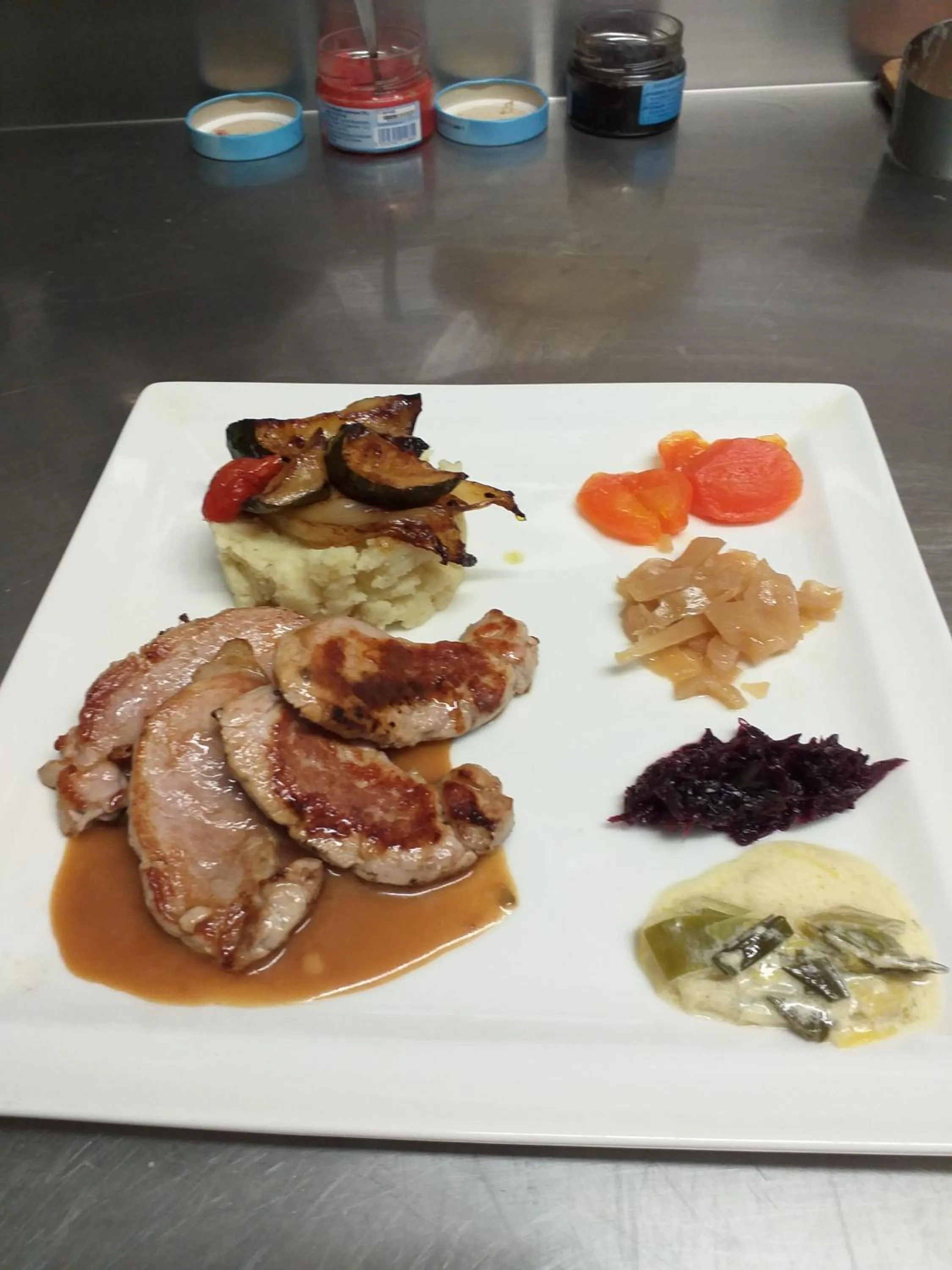 Food close-up in Logis Hôtel Restaurant de la Dore