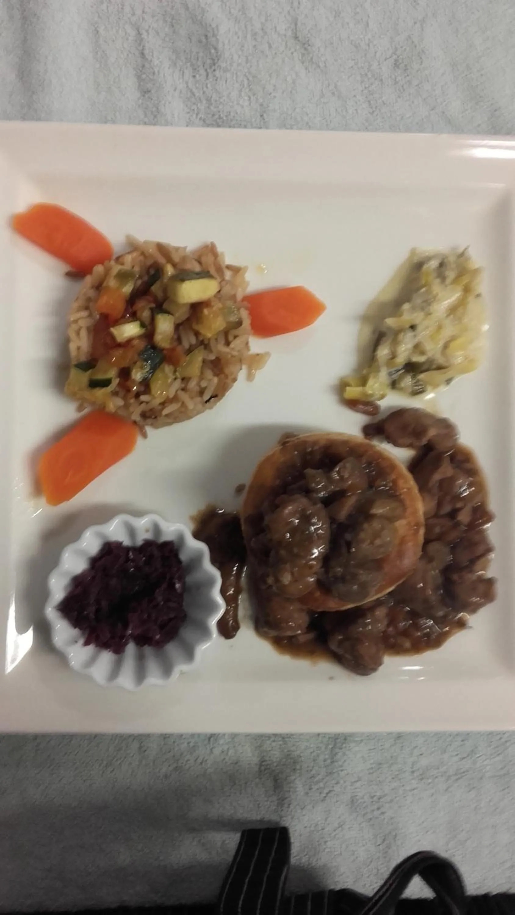 Food close-up in Logis Hôtel Restaurant de la Dore