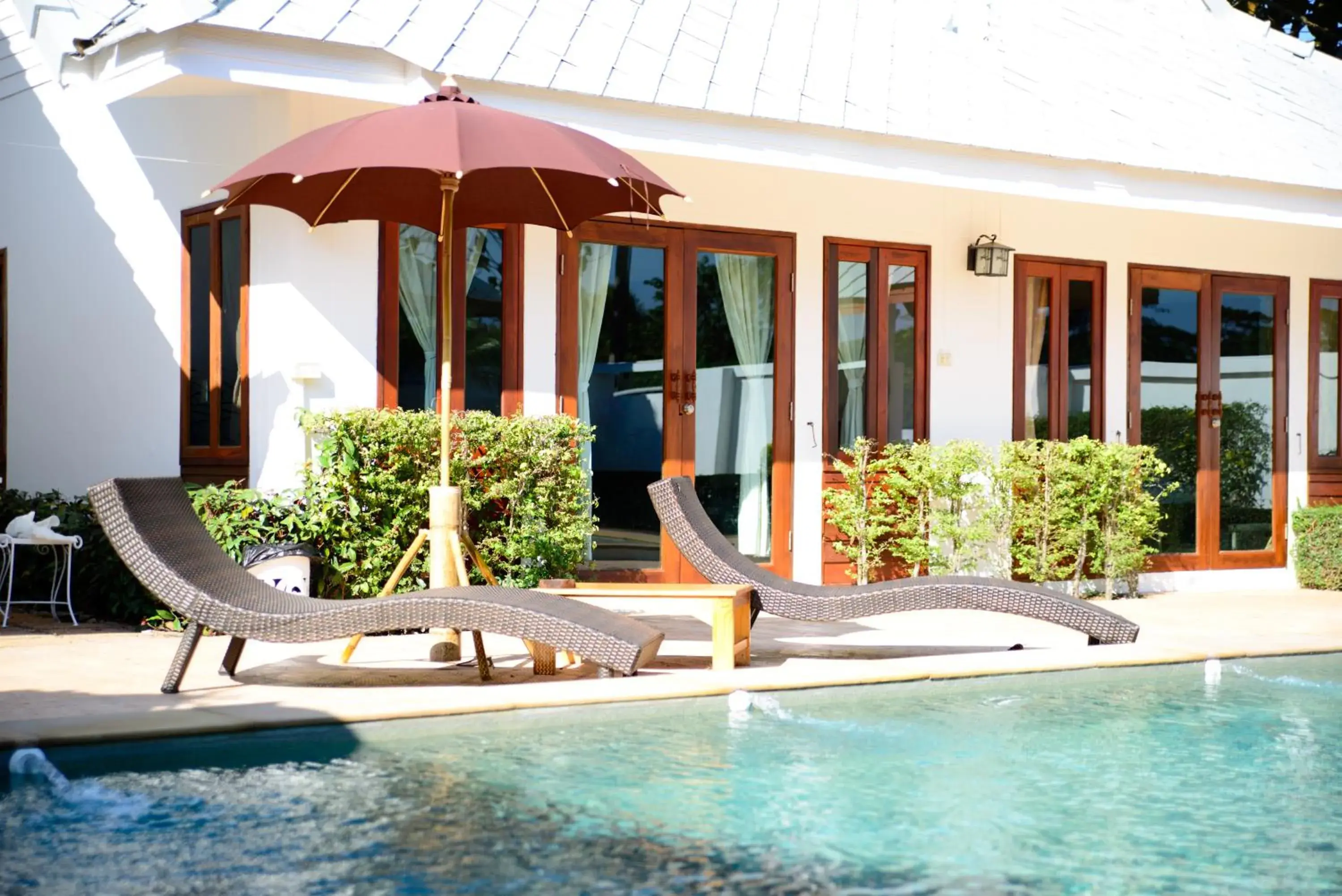 Pool view in Rungnara pool villa Pool view in Rungnara pool villa