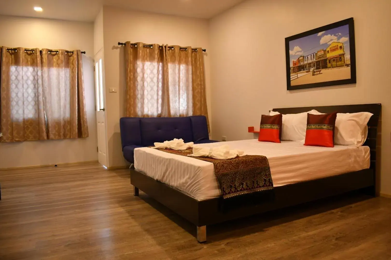 Bed in Rungnara pool villa Bed in Rungnara pool villa