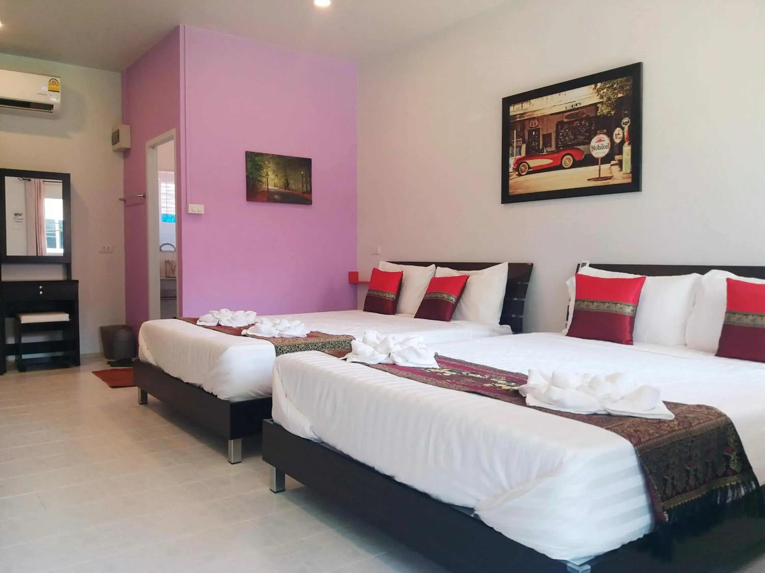 Bedroom, Bed in Rungnara pool villa Bedroom, Bed in Rungnara pool villa