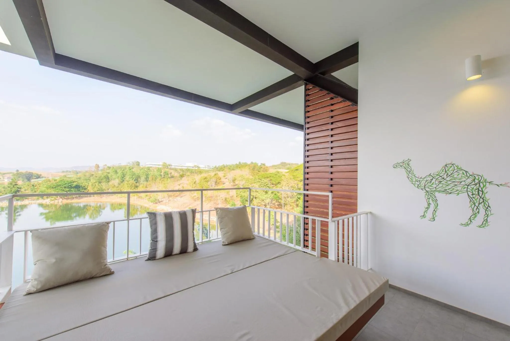 Balcony/Terrace in The Gallery Khao Yai Hotel and Residence - SHA Plus