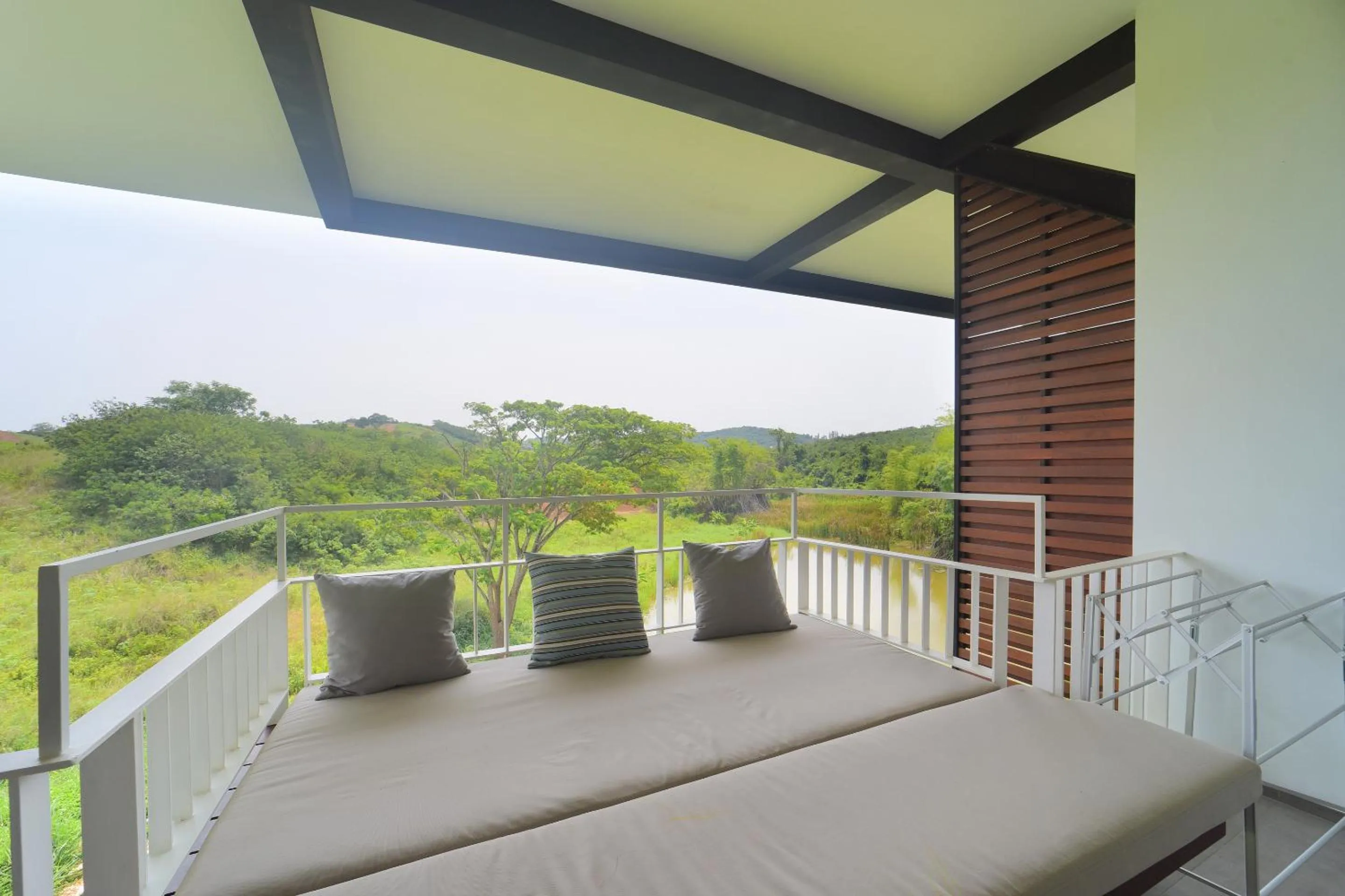 Balcony/Terrace in The Gallery Khao Yai Hotel and Residence - SHA Plus