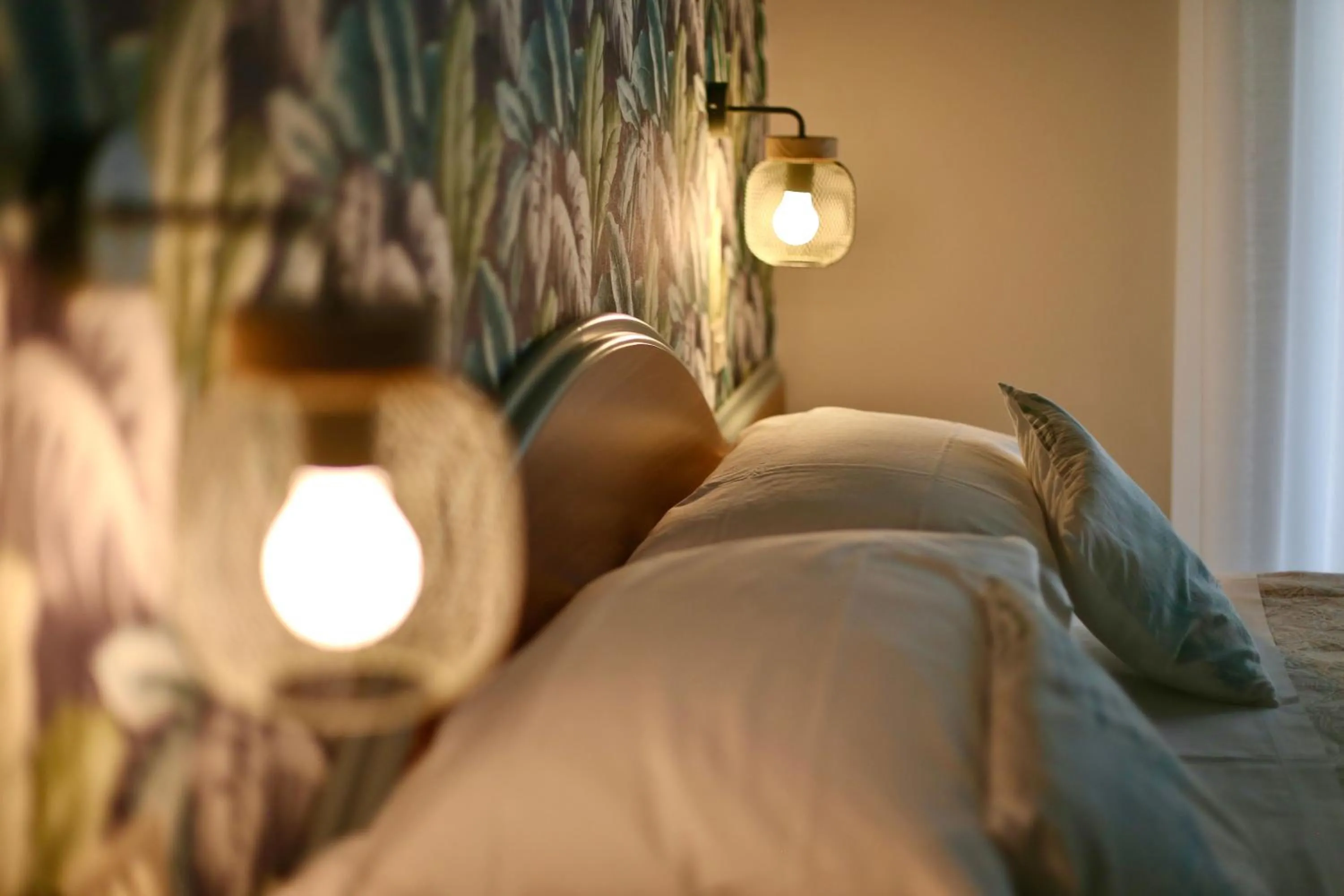 Bed in Hotel Flora