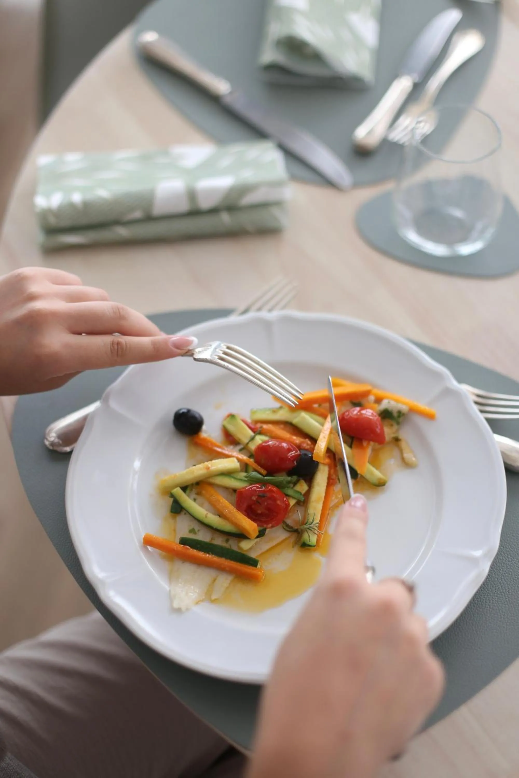 Food close-up in Hotel Flora