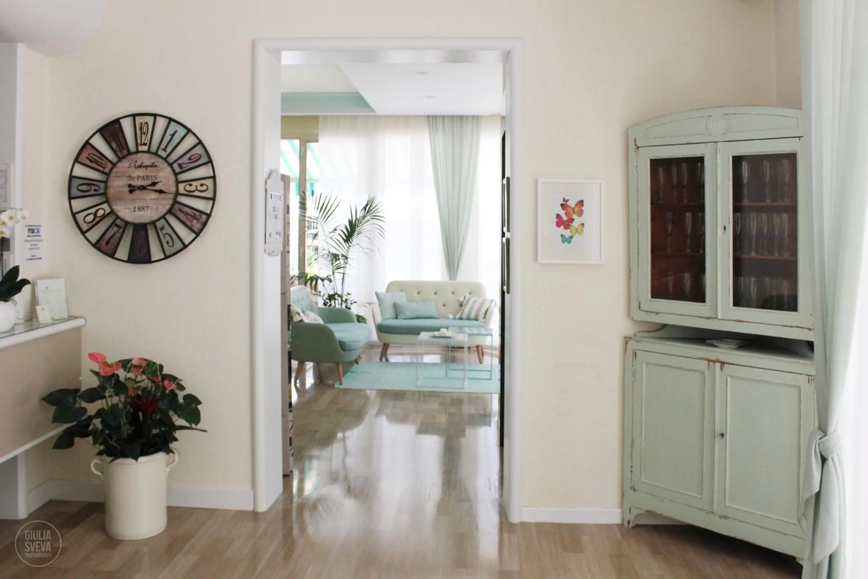 Lobby or reception in Hotel Flora