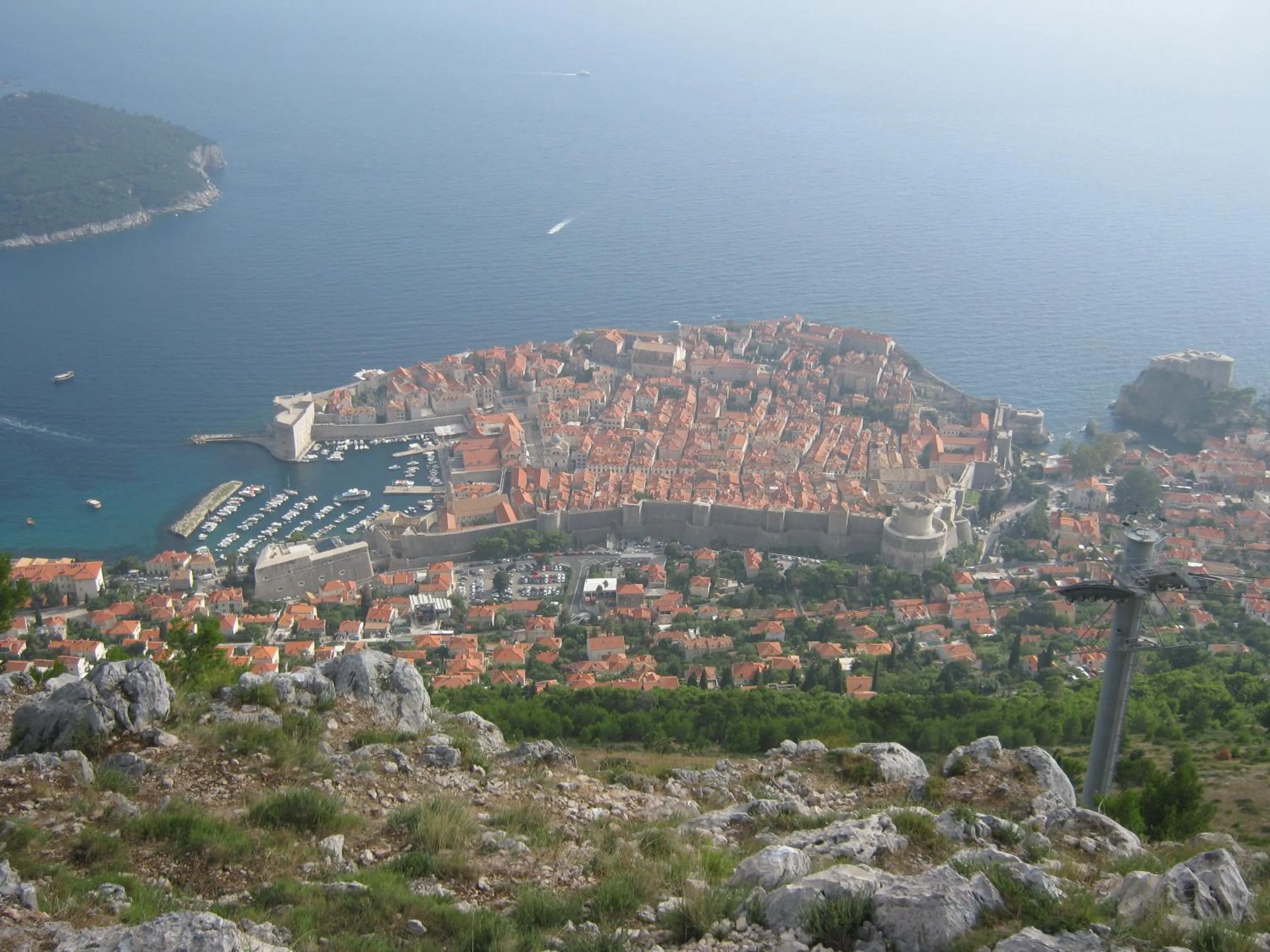 Bird's eye view in Apartments and Rooms Artemida