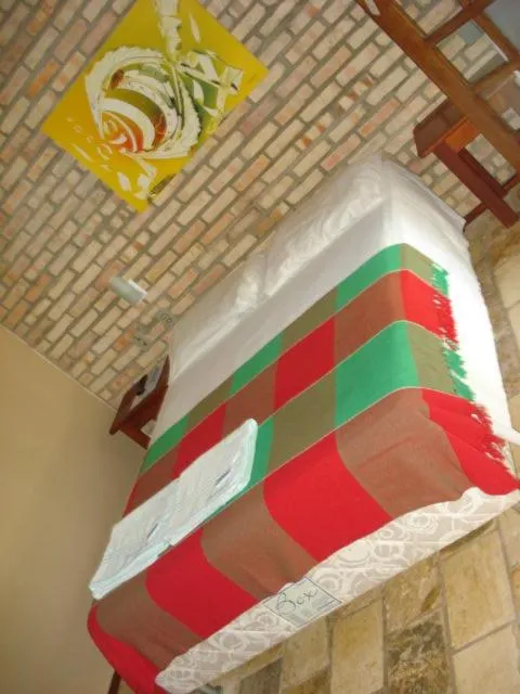 Bed in Pousada 7 Mares