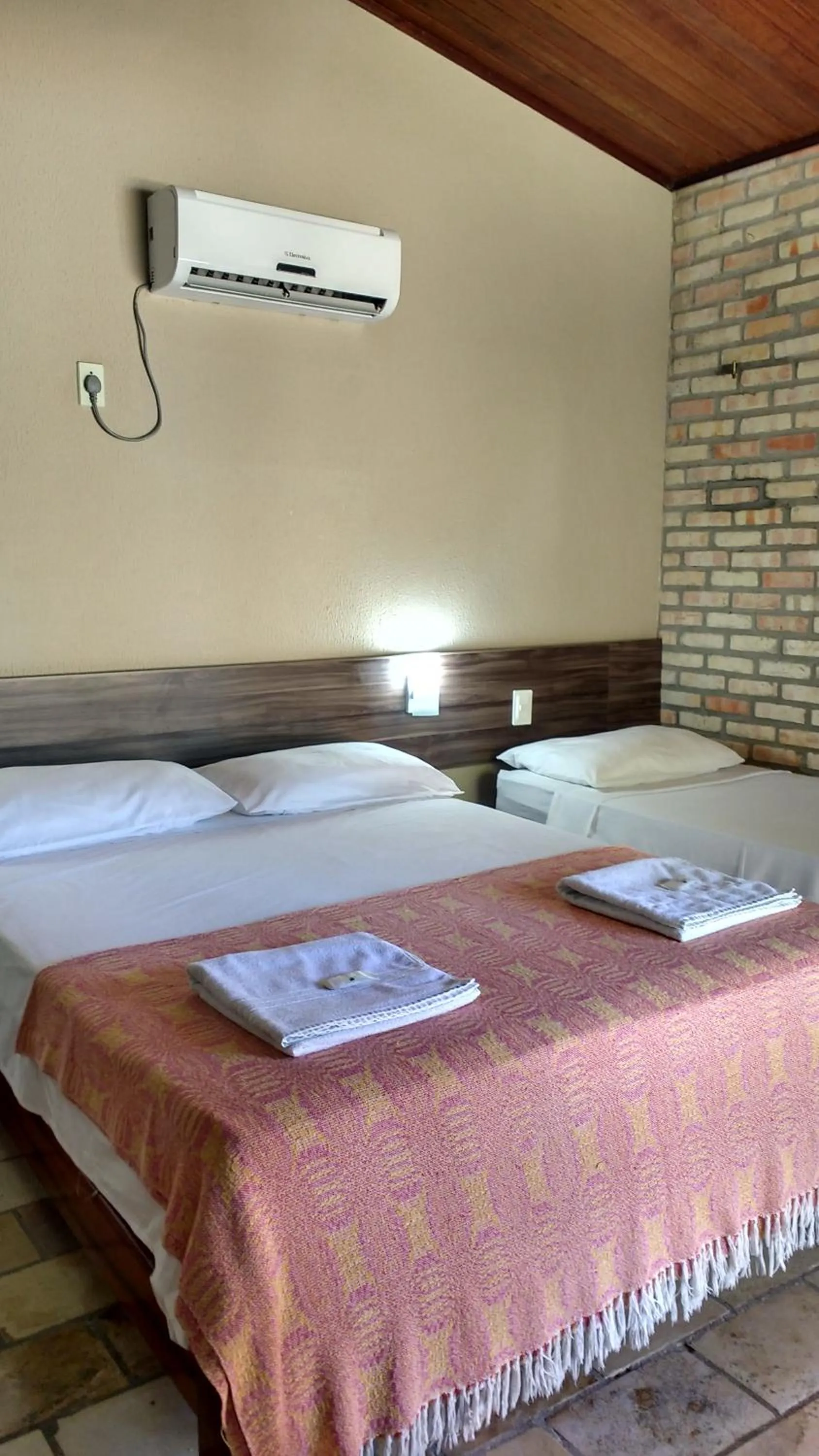 Bed in Pousada 7 Mares