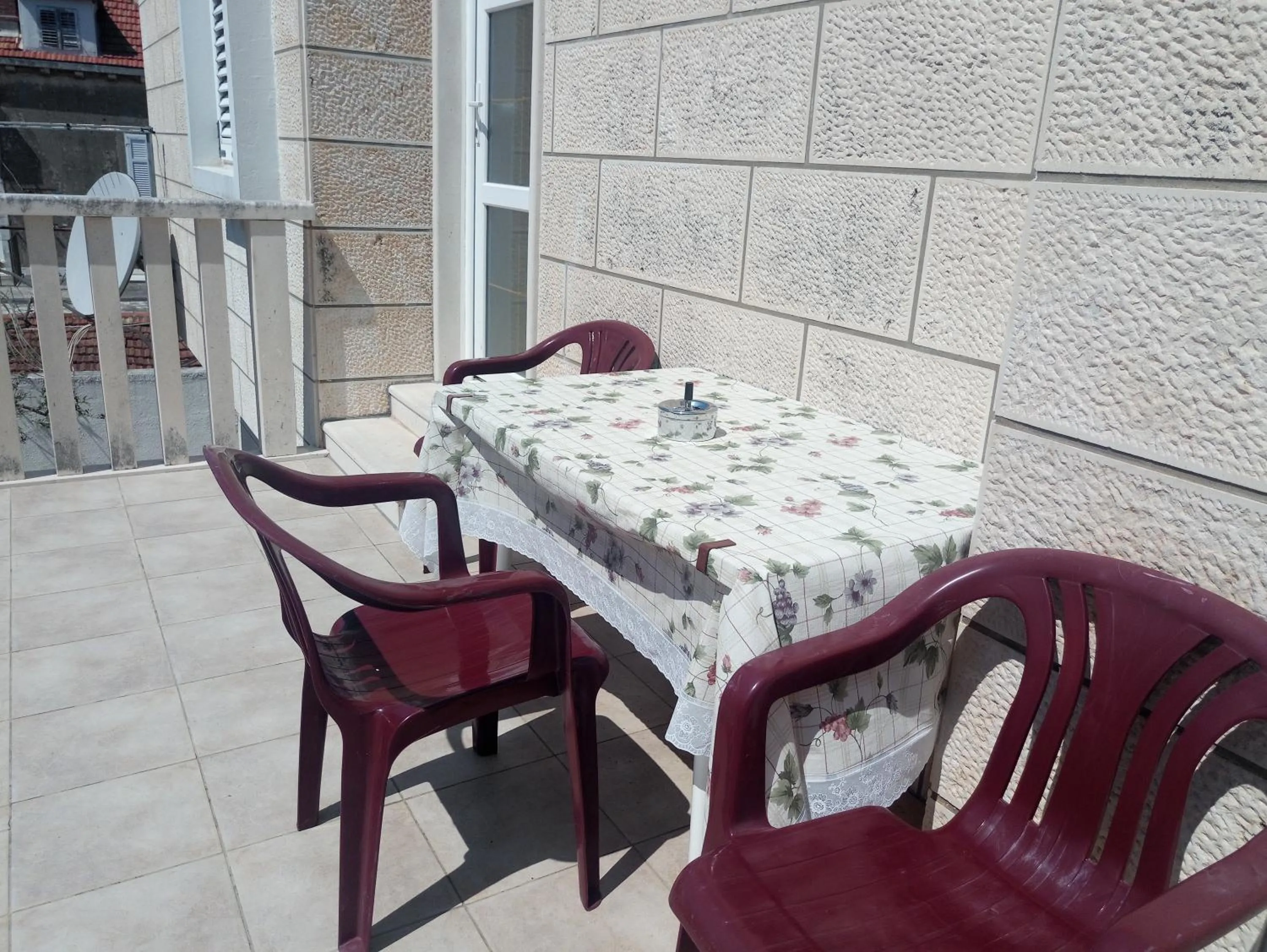 Balcony/Terrace in Adria Apartments and Rooms