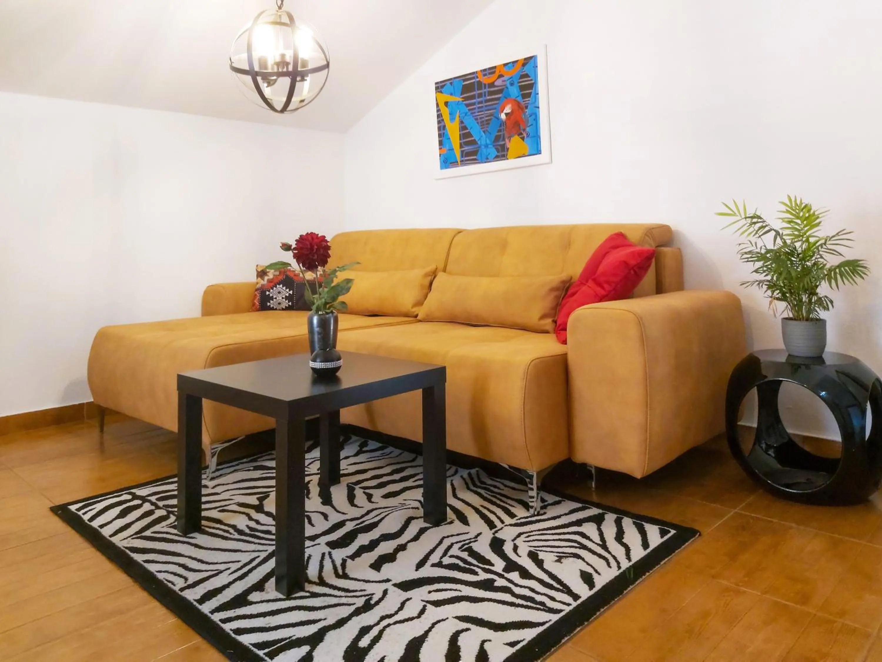 Seating area in Adria Apartments and Rooms