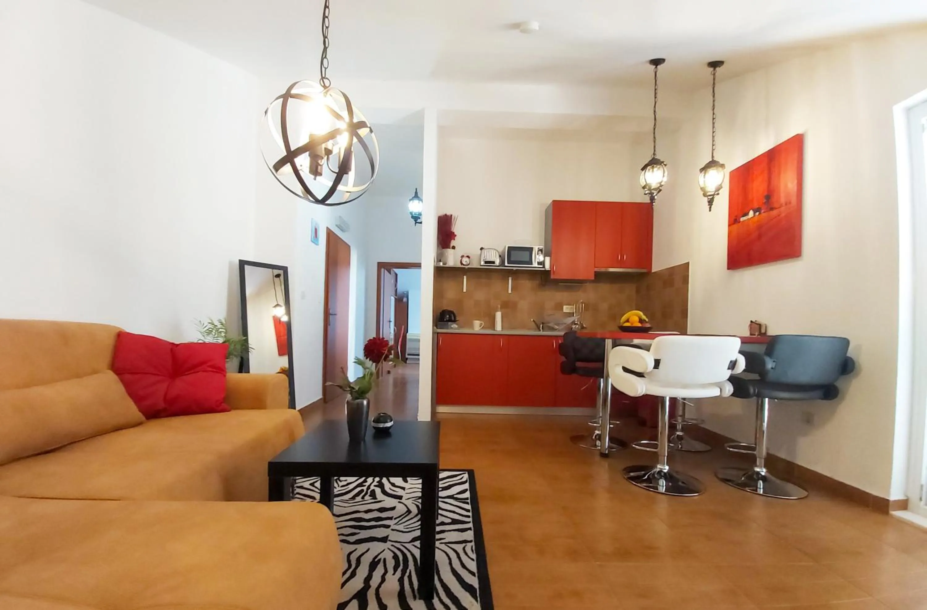 Kitchen or kitchenette in Adria Apartments and Rooms