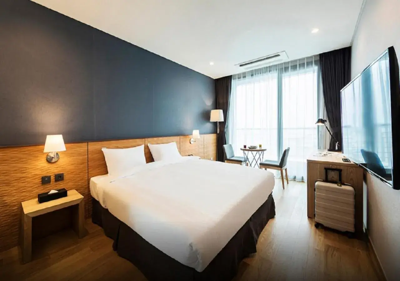 Bed in SL Hotel Gangneung Bed in SL Hotel Gangneung