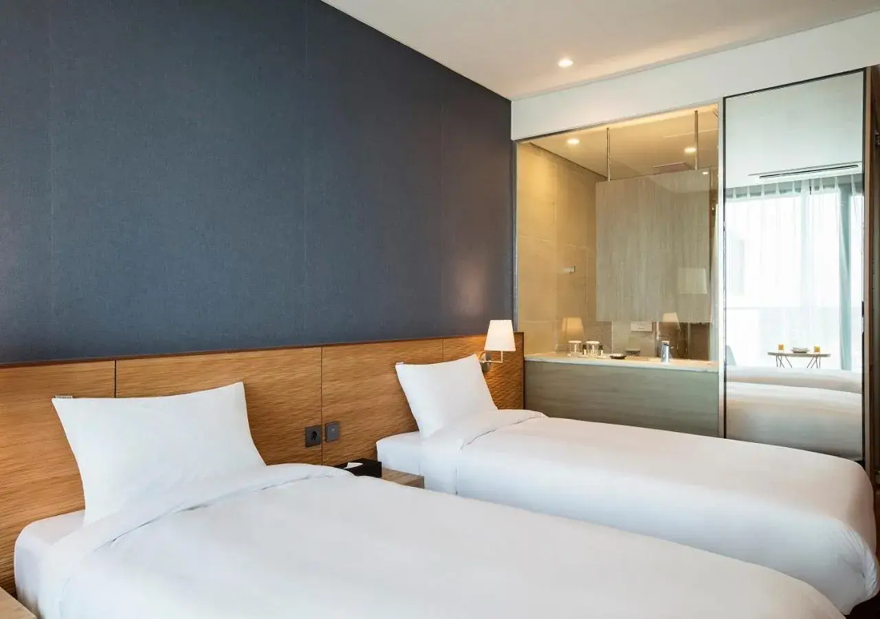 Bed in SL Hotel Gangneung Bed in SL Hotel Gangneung