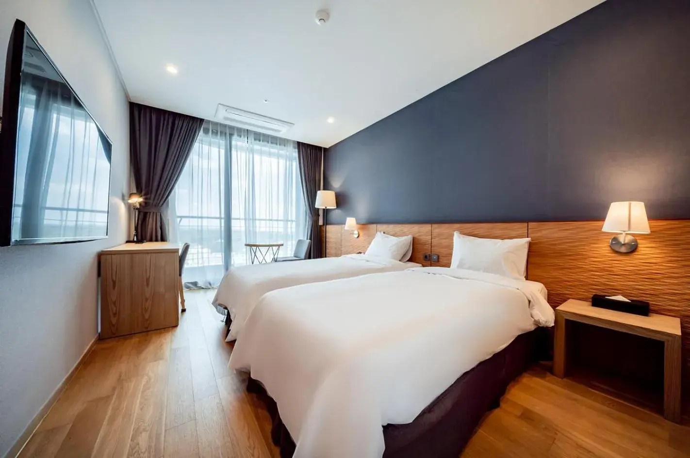 Bed in SL Hotel Gangneung Bed in SL Hotel Gangneung