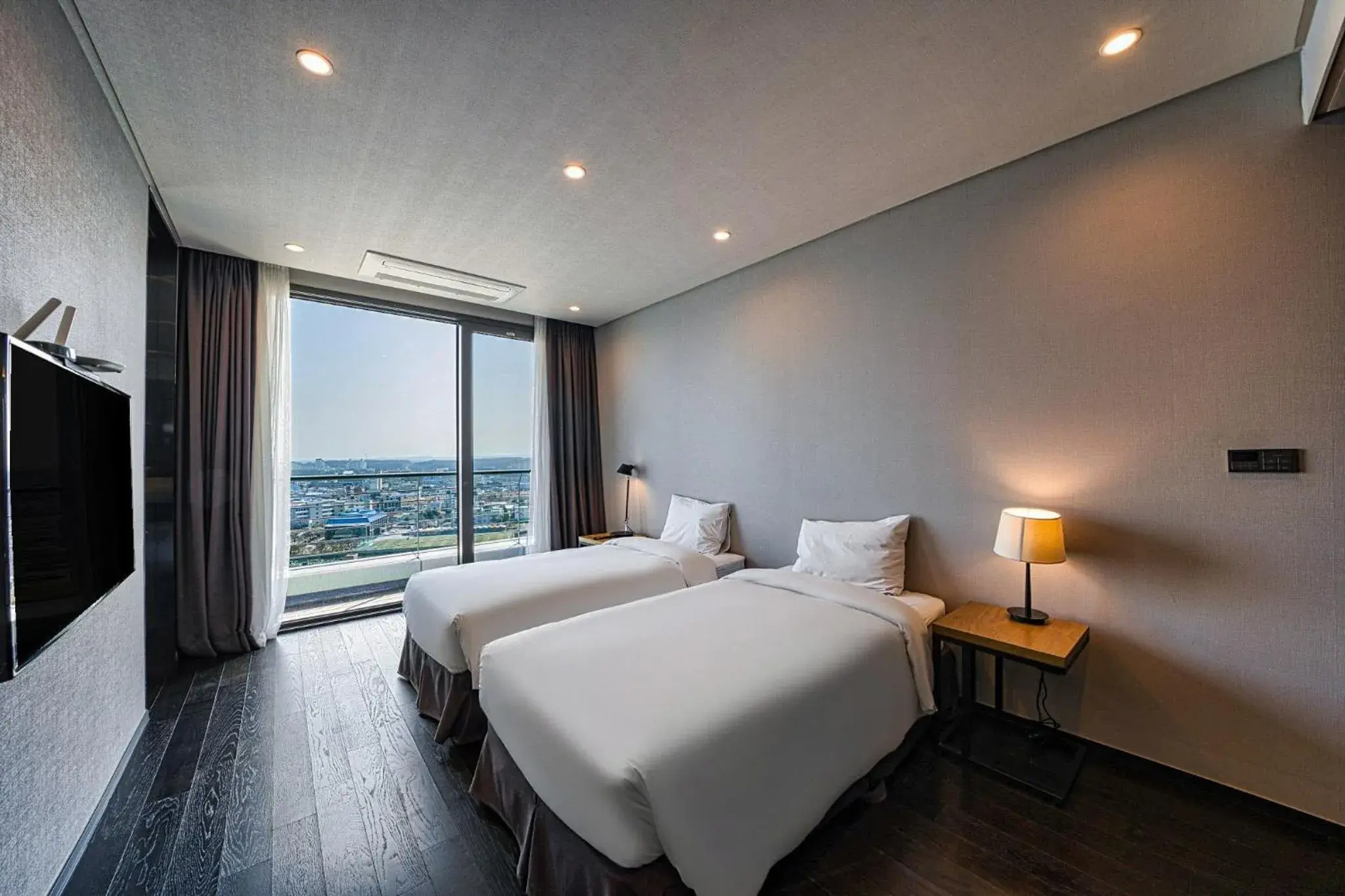 Bed in SL Hotel Gangneung Bed in SL Hotel Gangneung