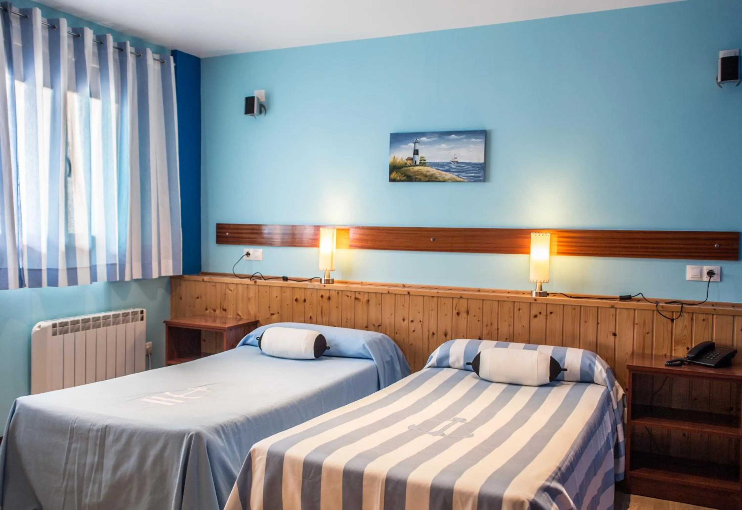 Bed in Hotel A. G. Porcillan