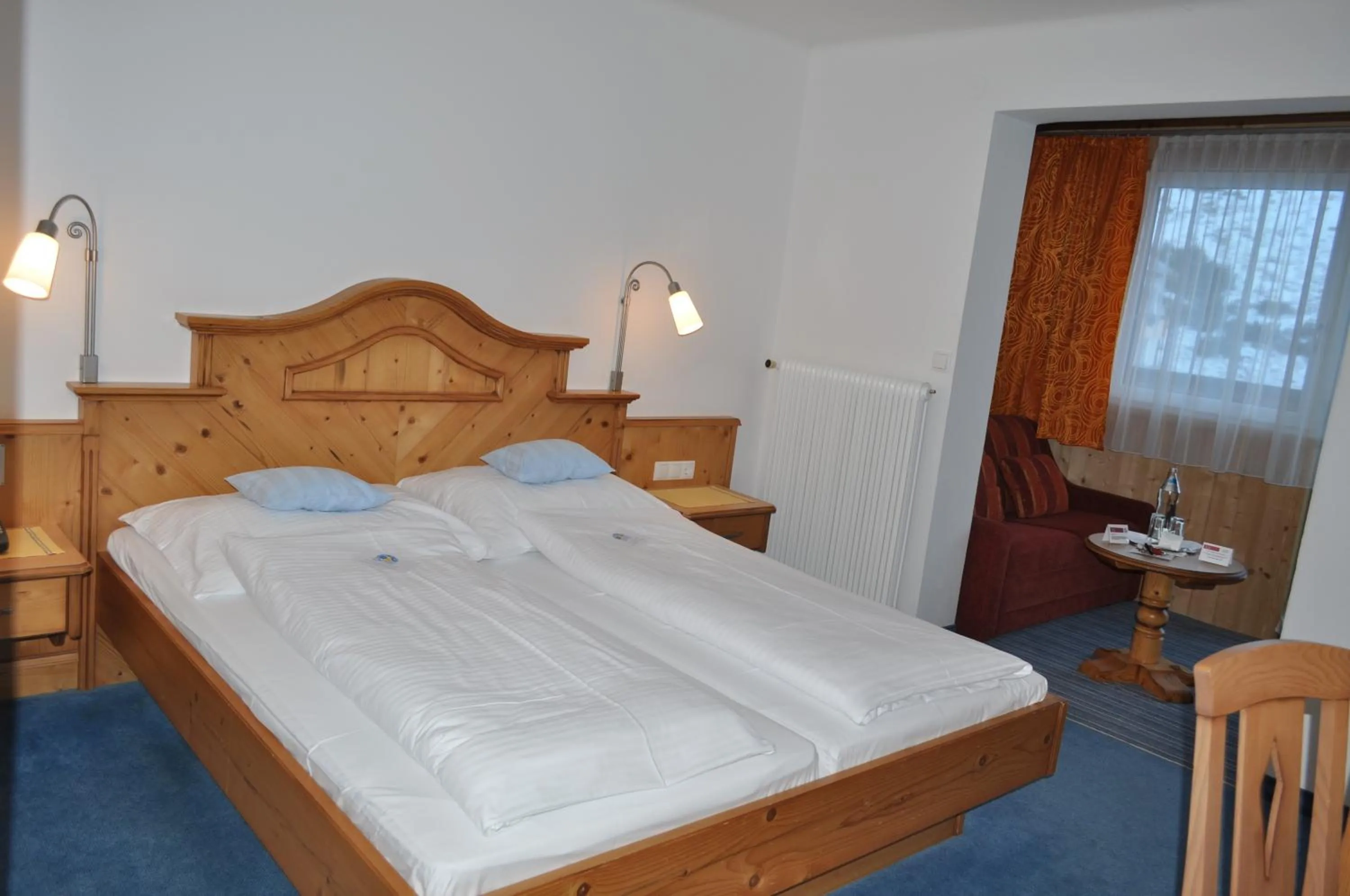 Decorative detail, Bed in Hotel Wagner