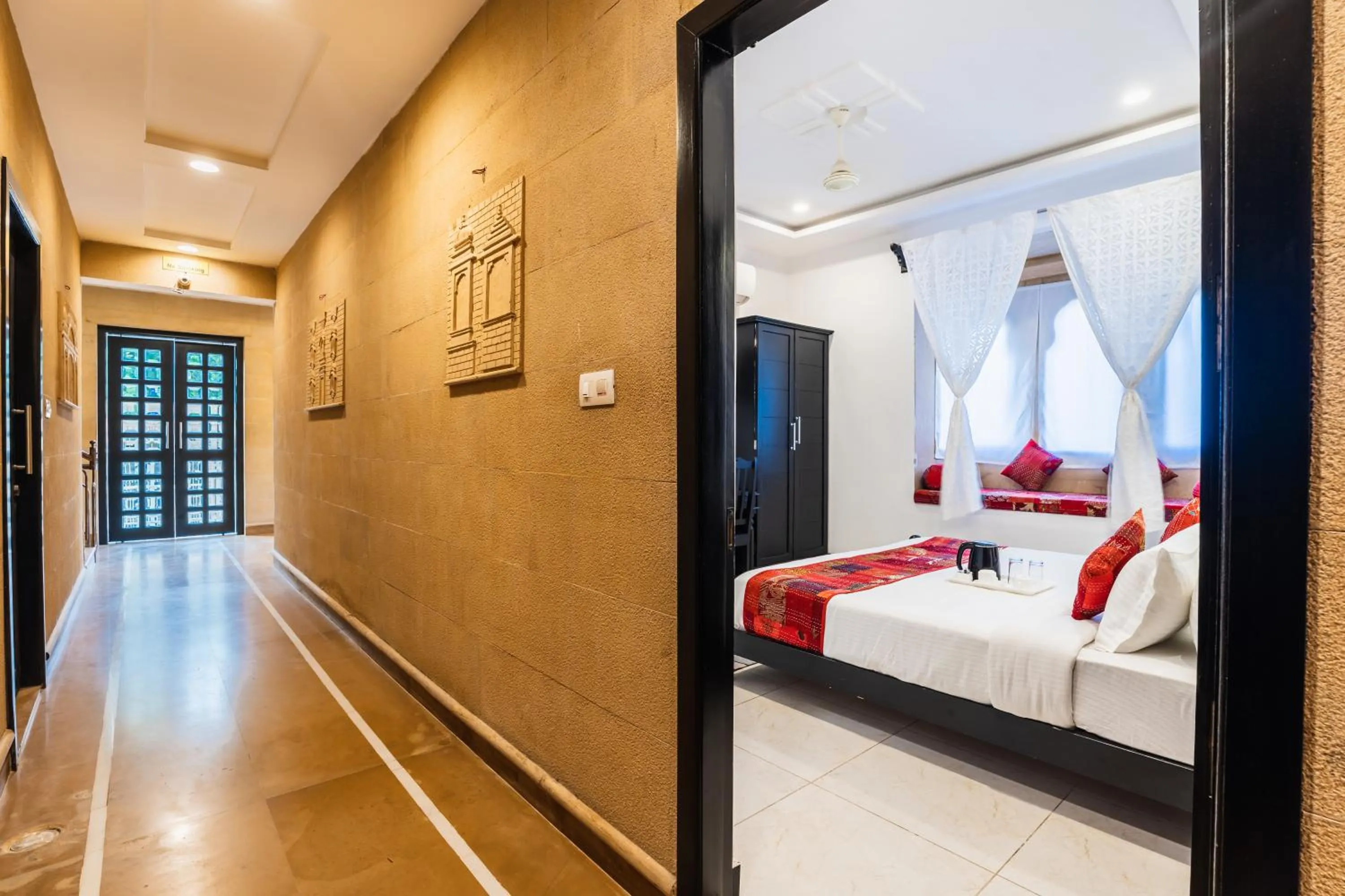 Bed in The Legend Haveli