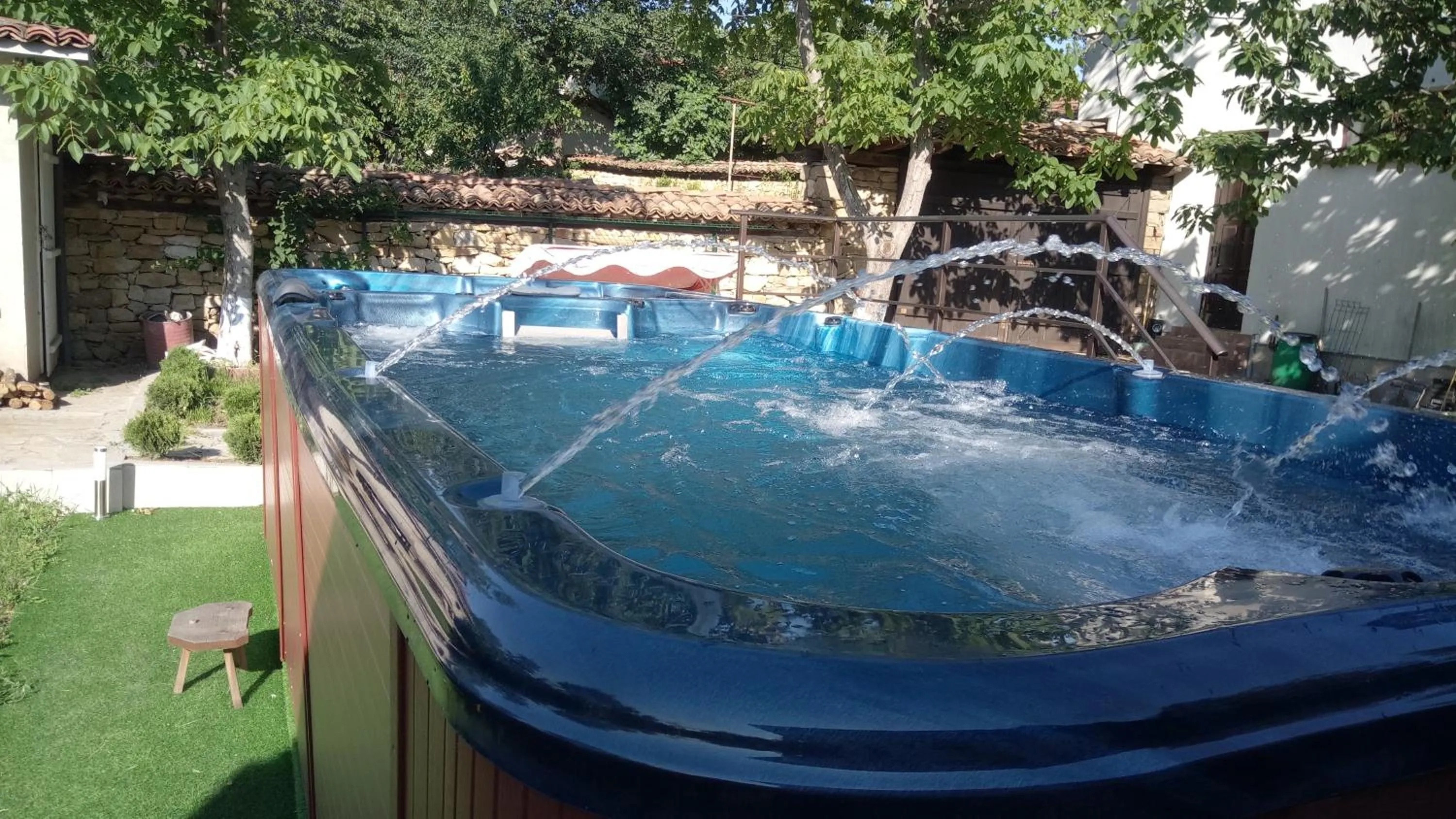 Swimming pool in Family hotel Elena