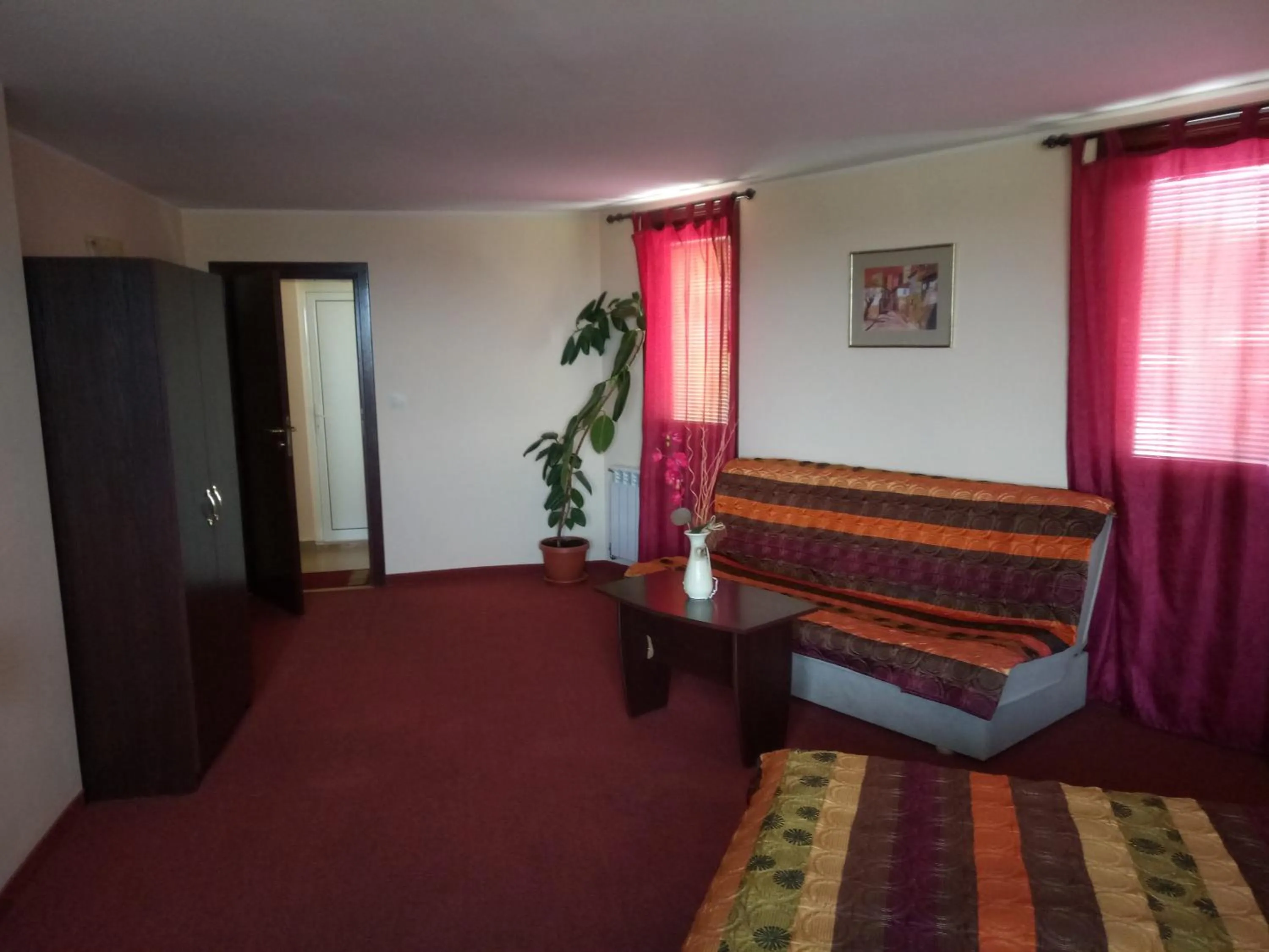 Bed in Family hotel Elena