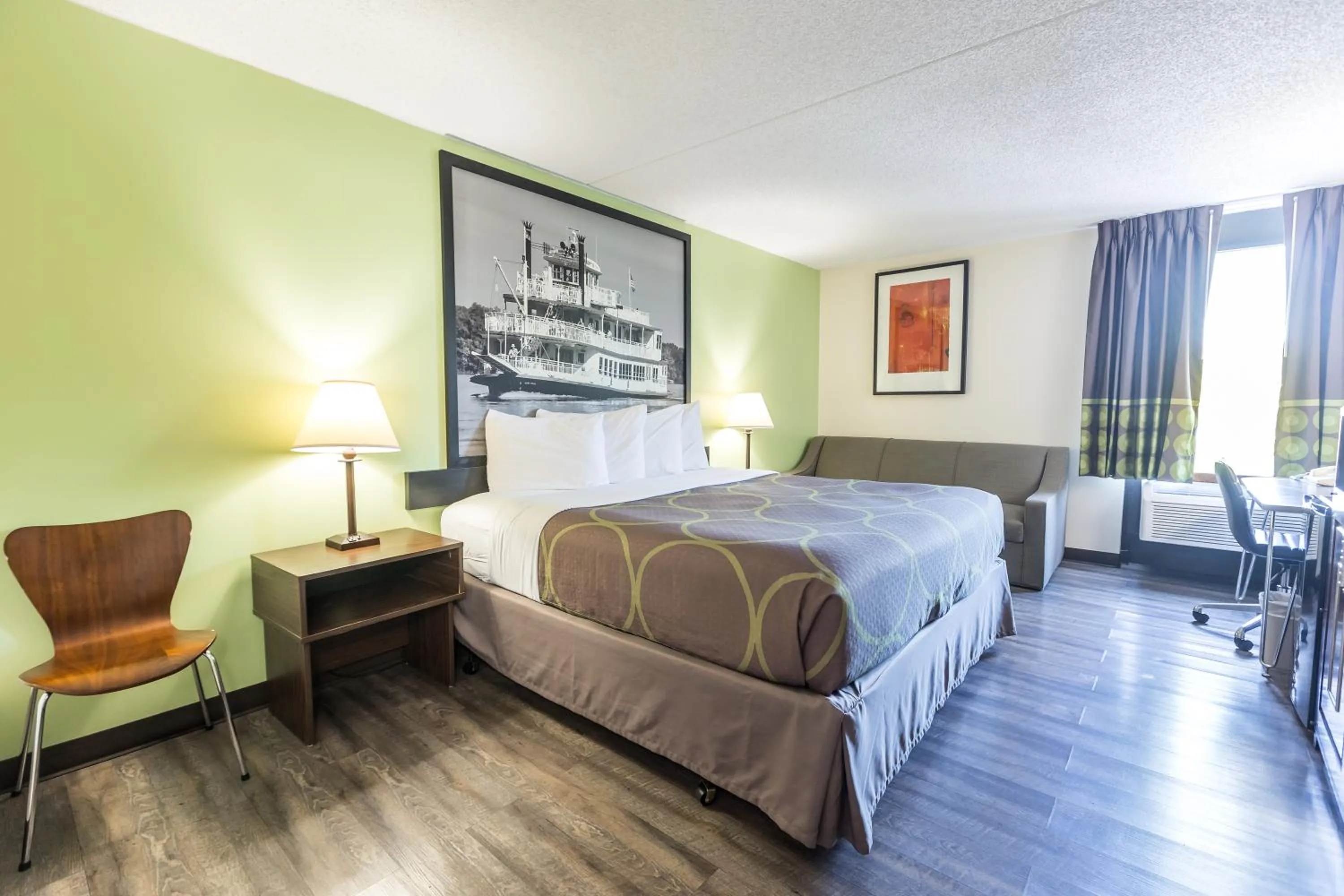 Bed in Super 8 by Wyndham Branson By Andy Williams Theatre