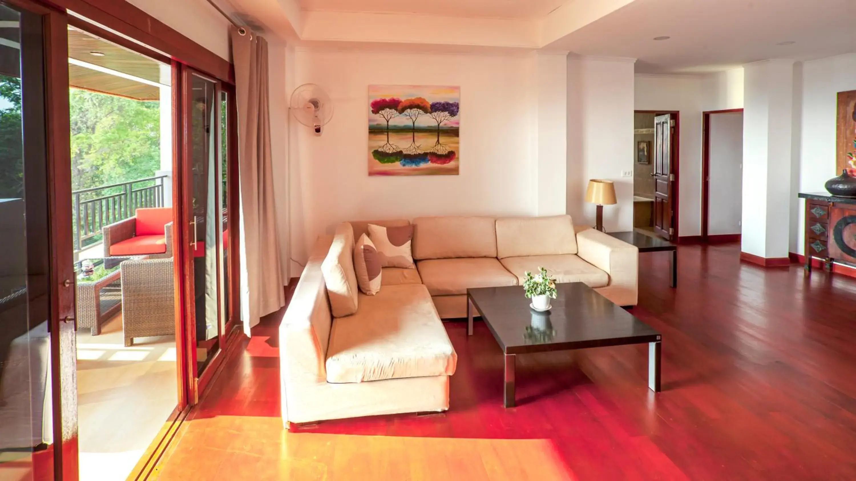 Living room in White Flower Lanta Living room in White Flower Lanta