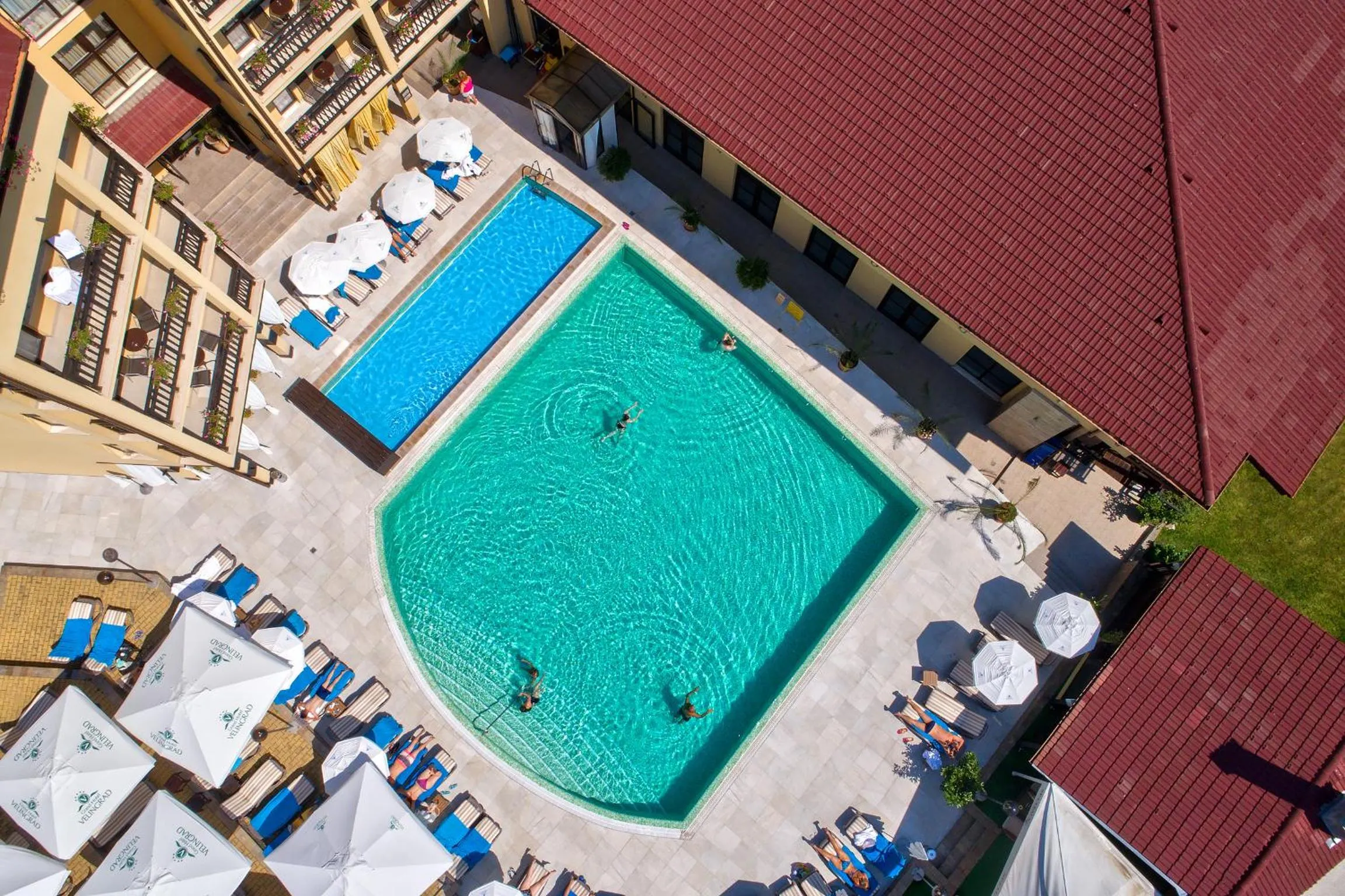Bird's eye view in Grand Hotel Velingrad