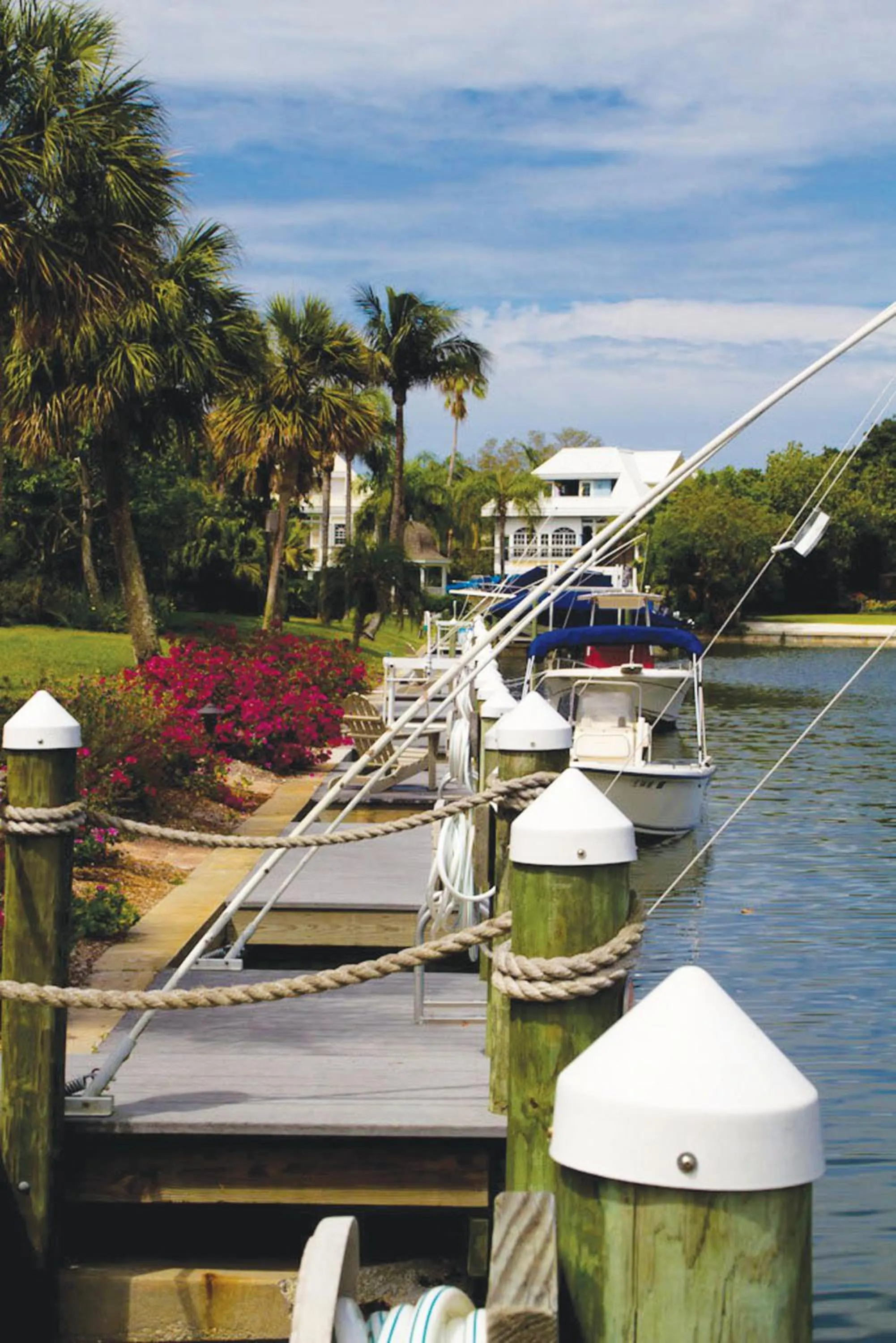 Decorative detail in Sanibel Moorings Resort