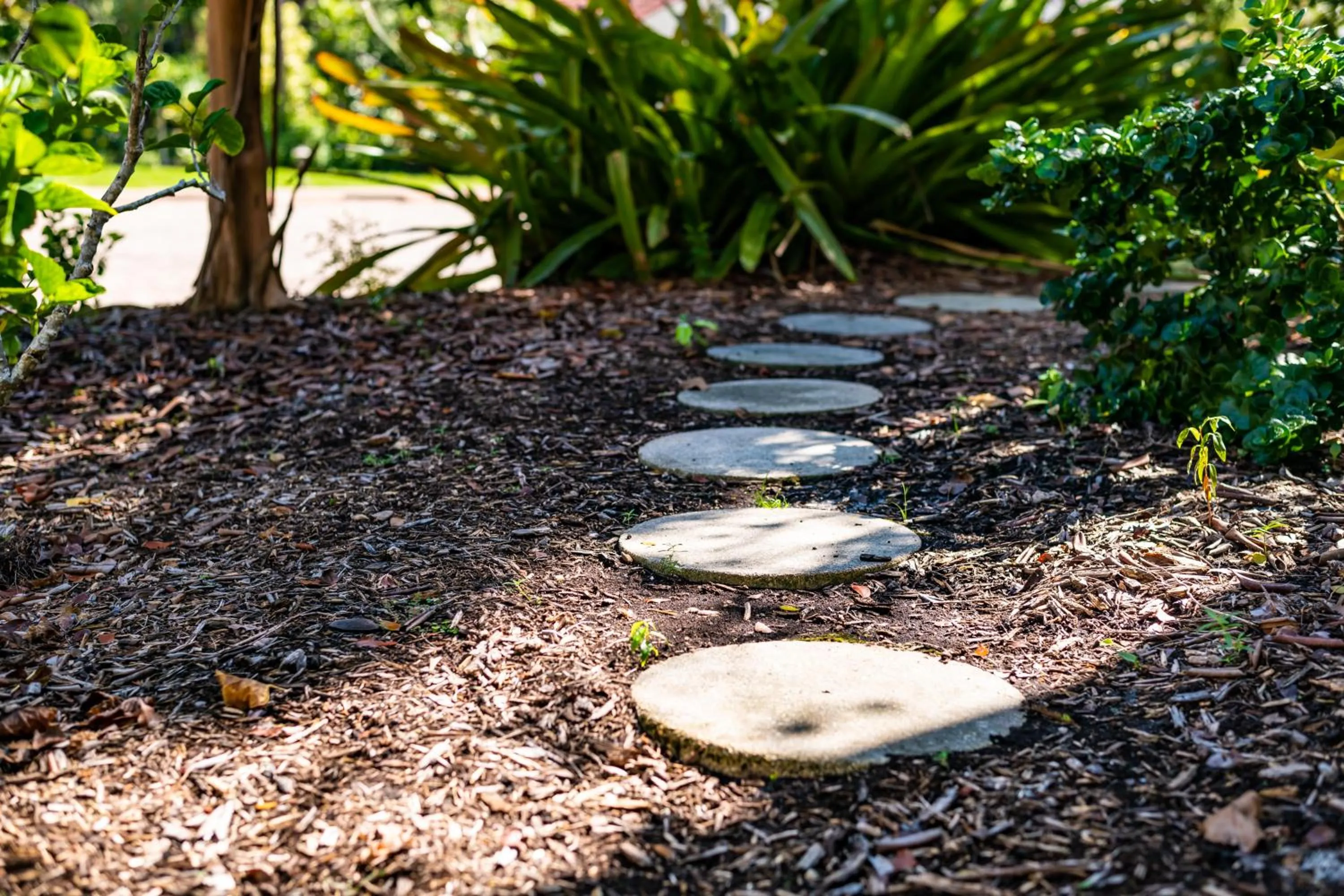 Garden in Sanibel Moorings Resort