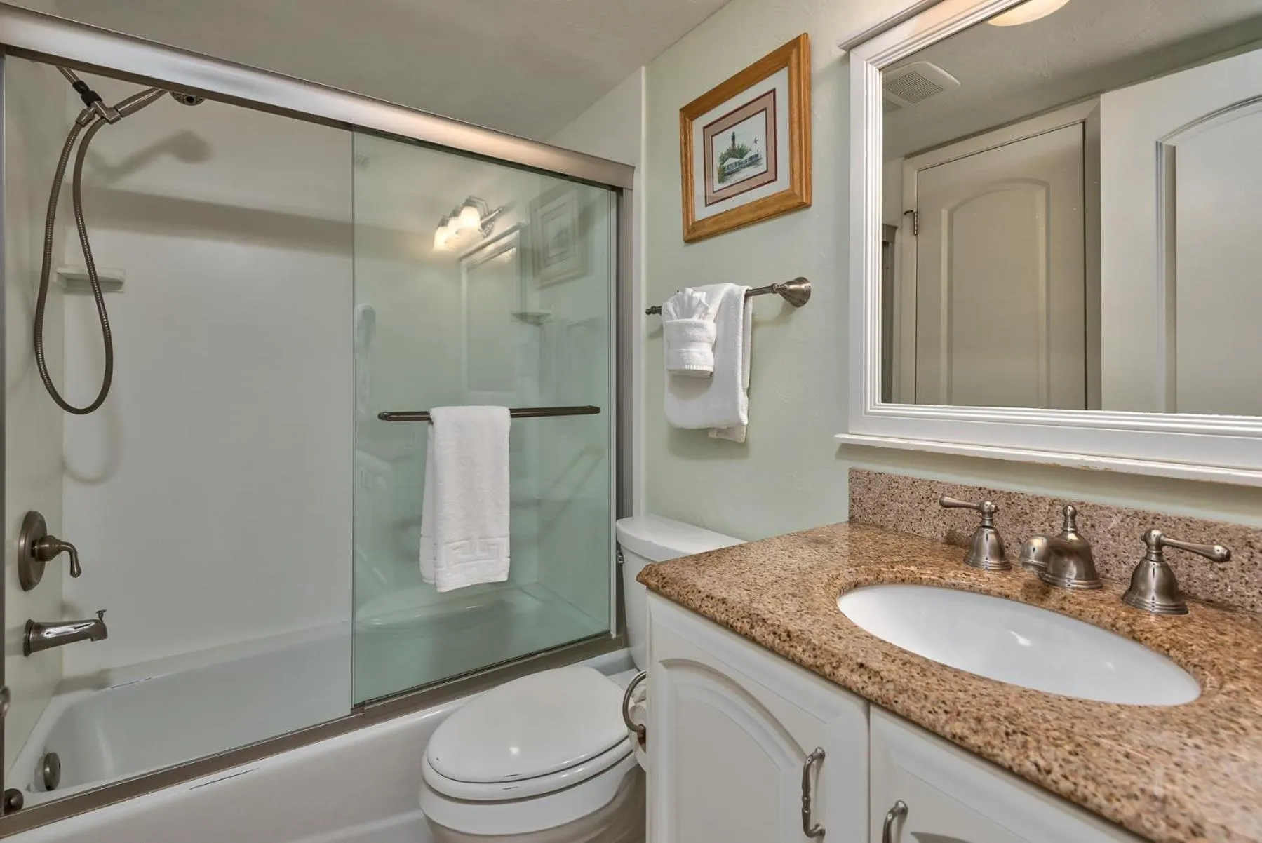 Bedroom, Bathroom in Sanibel Moorings Resort