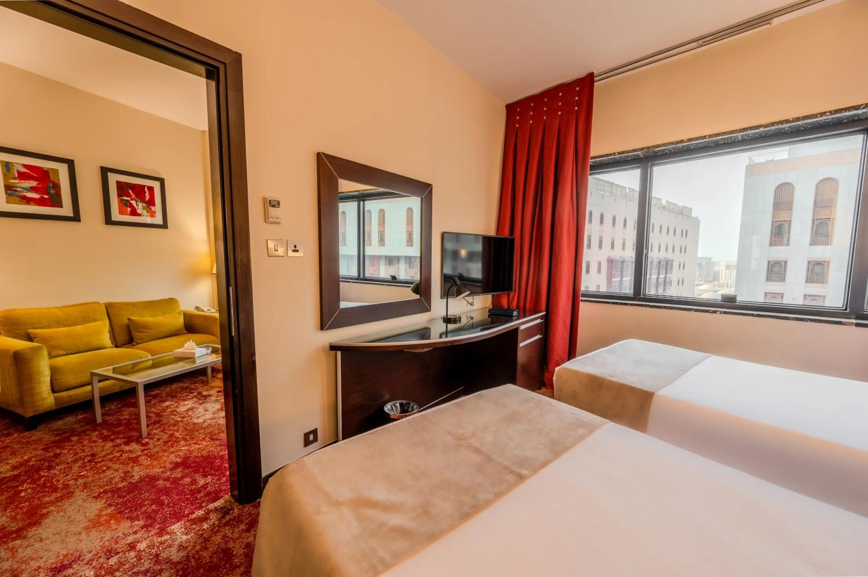 Bedroom, Bed in Maysan Al Harithia Hotel