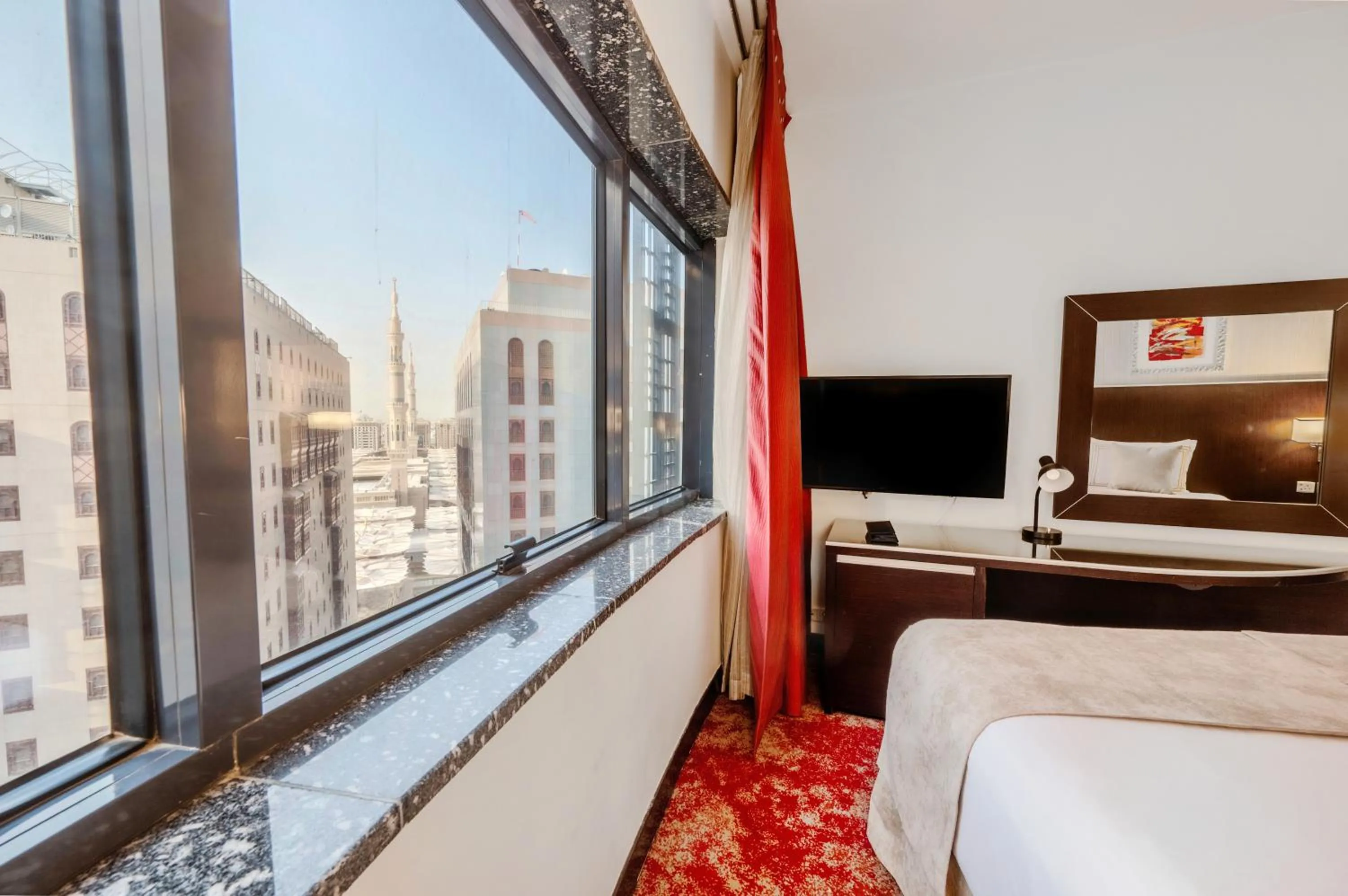 Bed in Maysan Al Harithia Hotel