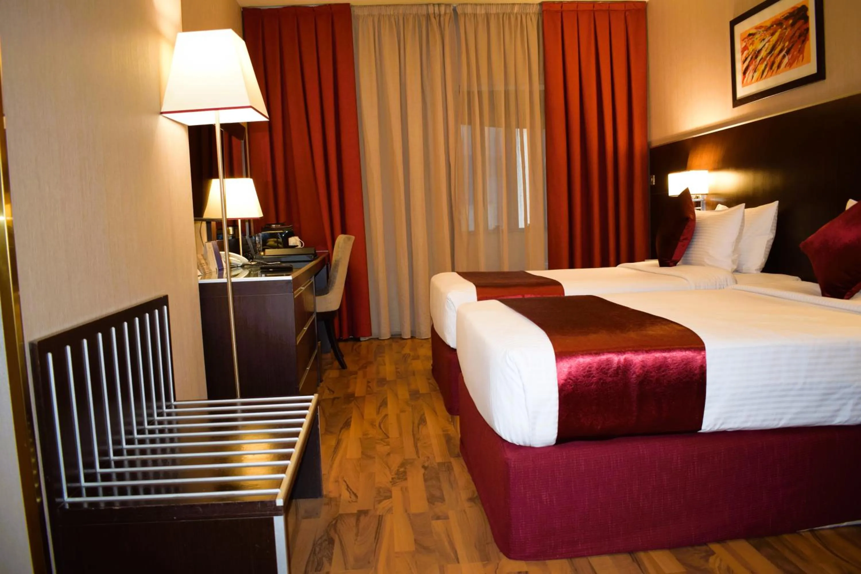 Bed in Frontel Al Harithia Hotel