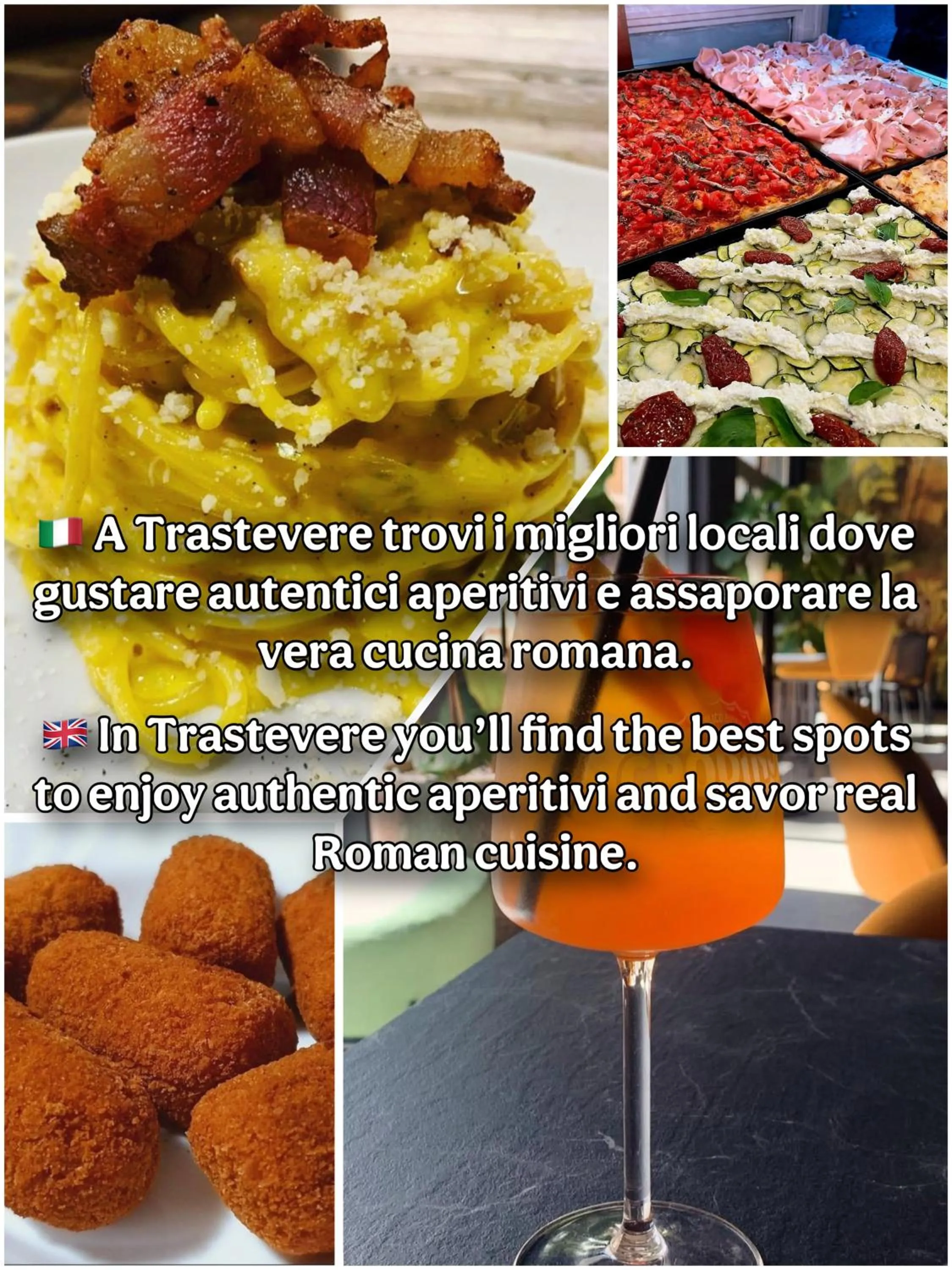 Restaurant/places to eat in Trastevere Stars
