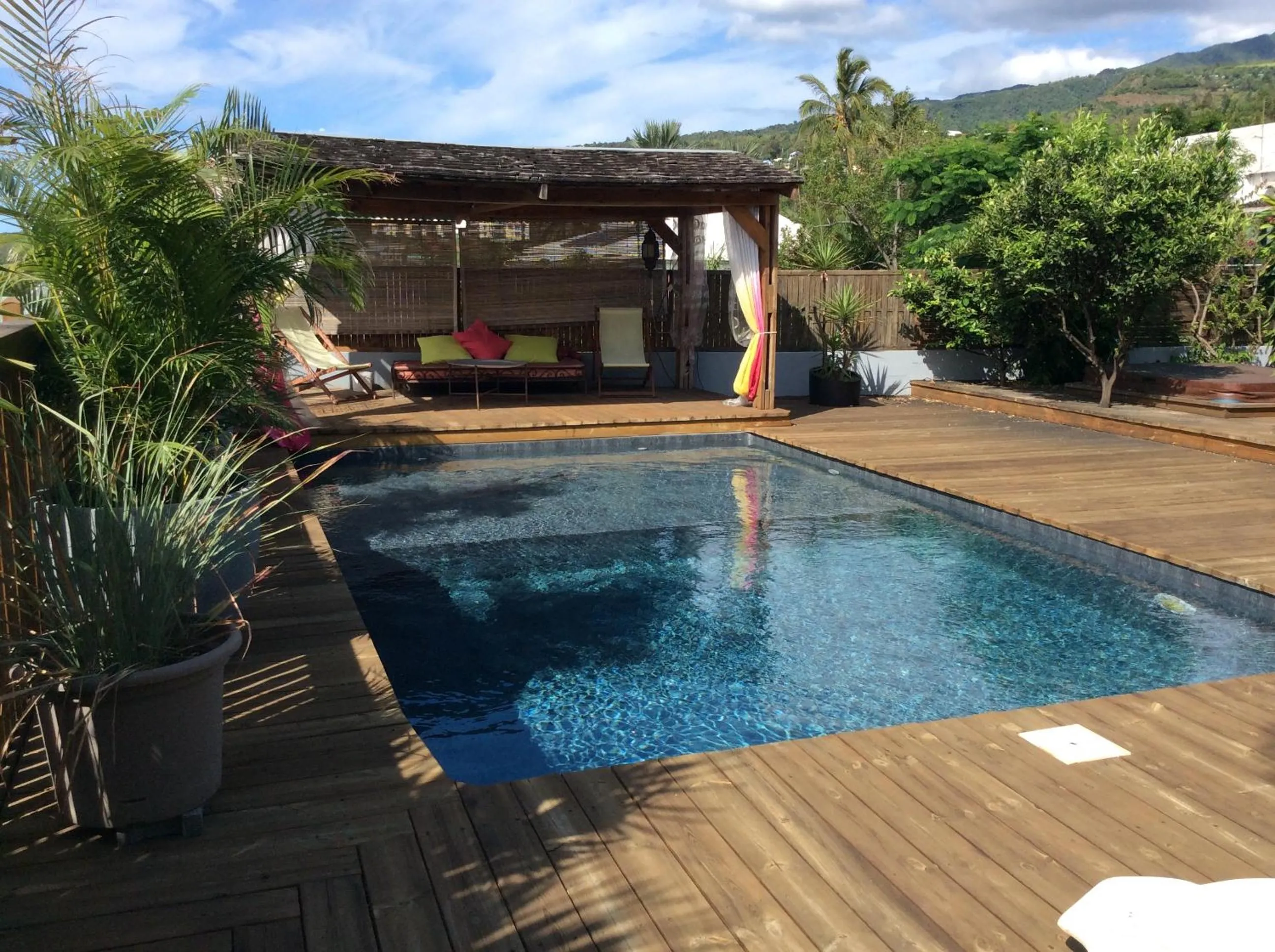 Swimming pool in Villa Deluy