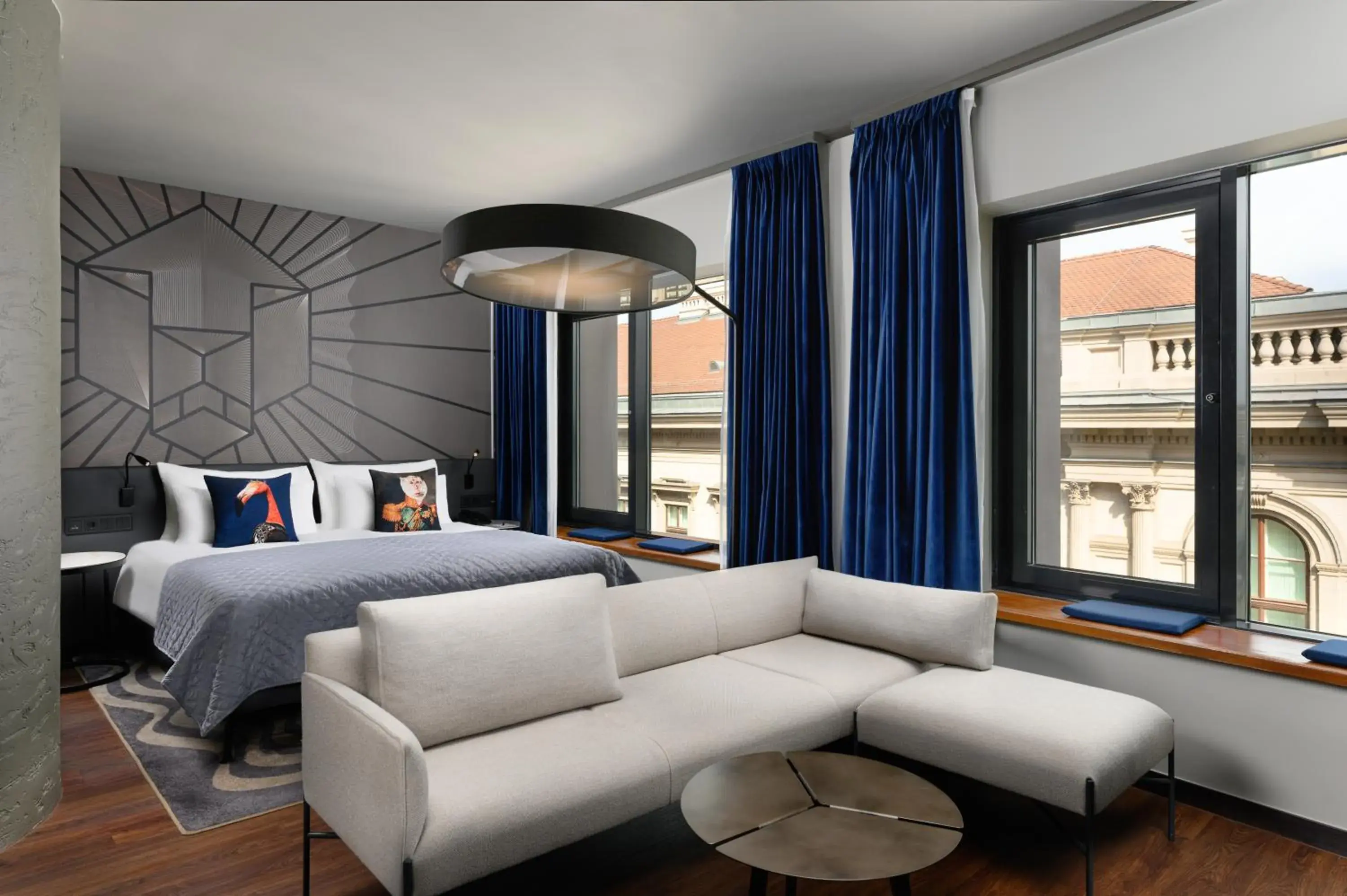 Bed, Seating Area in Hotel Clark Budapest - Adults Only