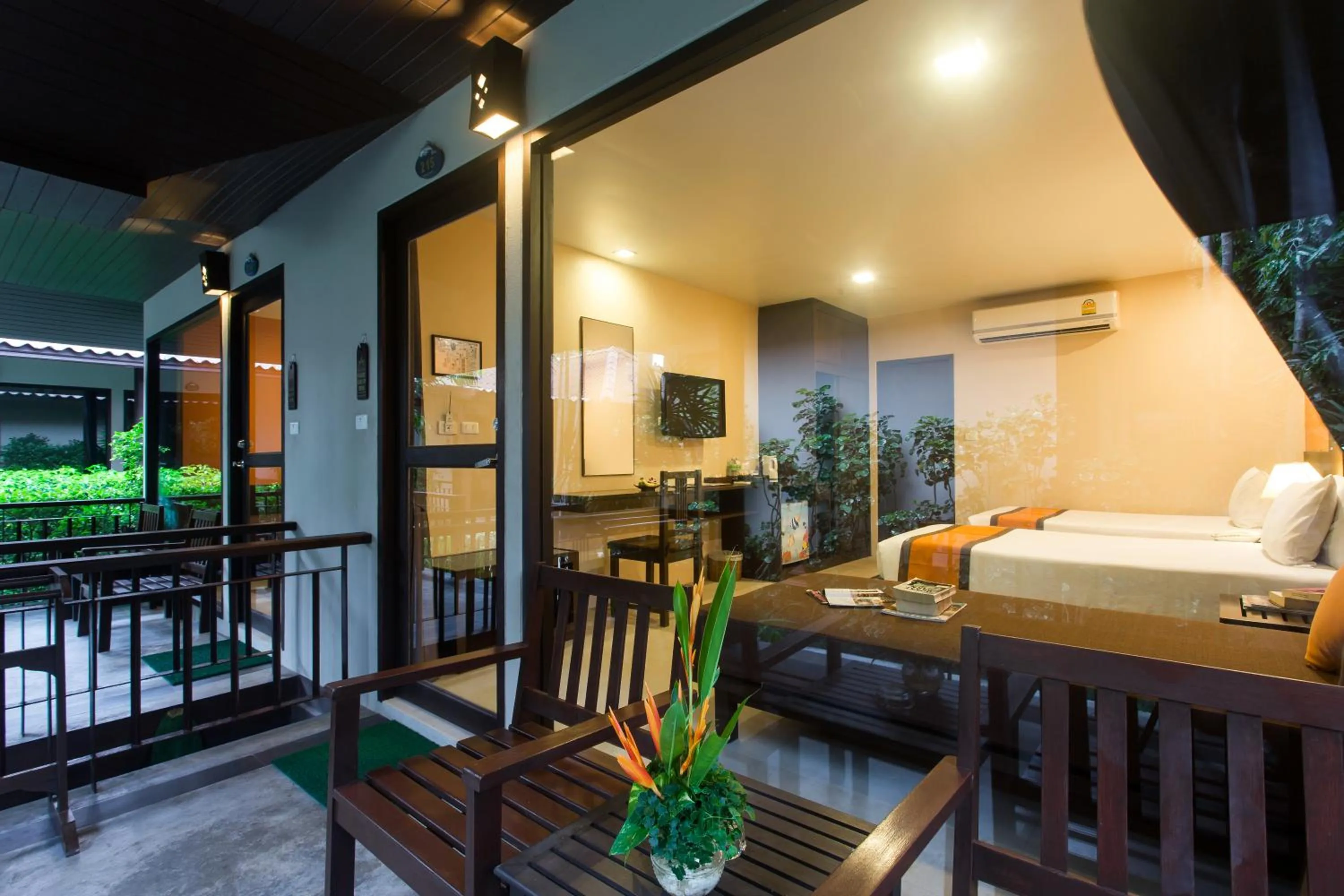 Balcony/Terrace, Bed in Baan Chaweng Beach Resort & Spa - SHA Extra Plus