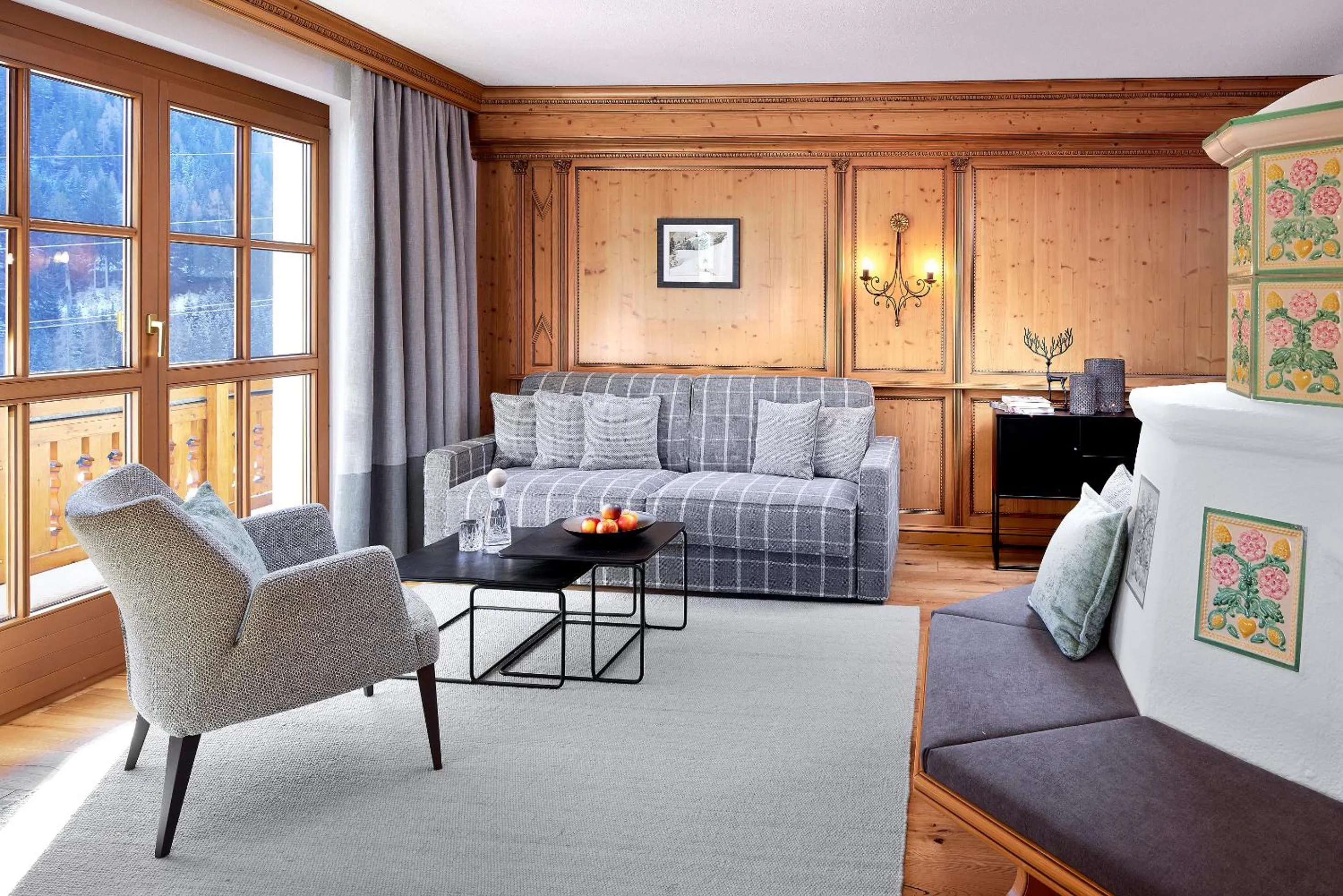 Living room in Hotel Gletscherblick