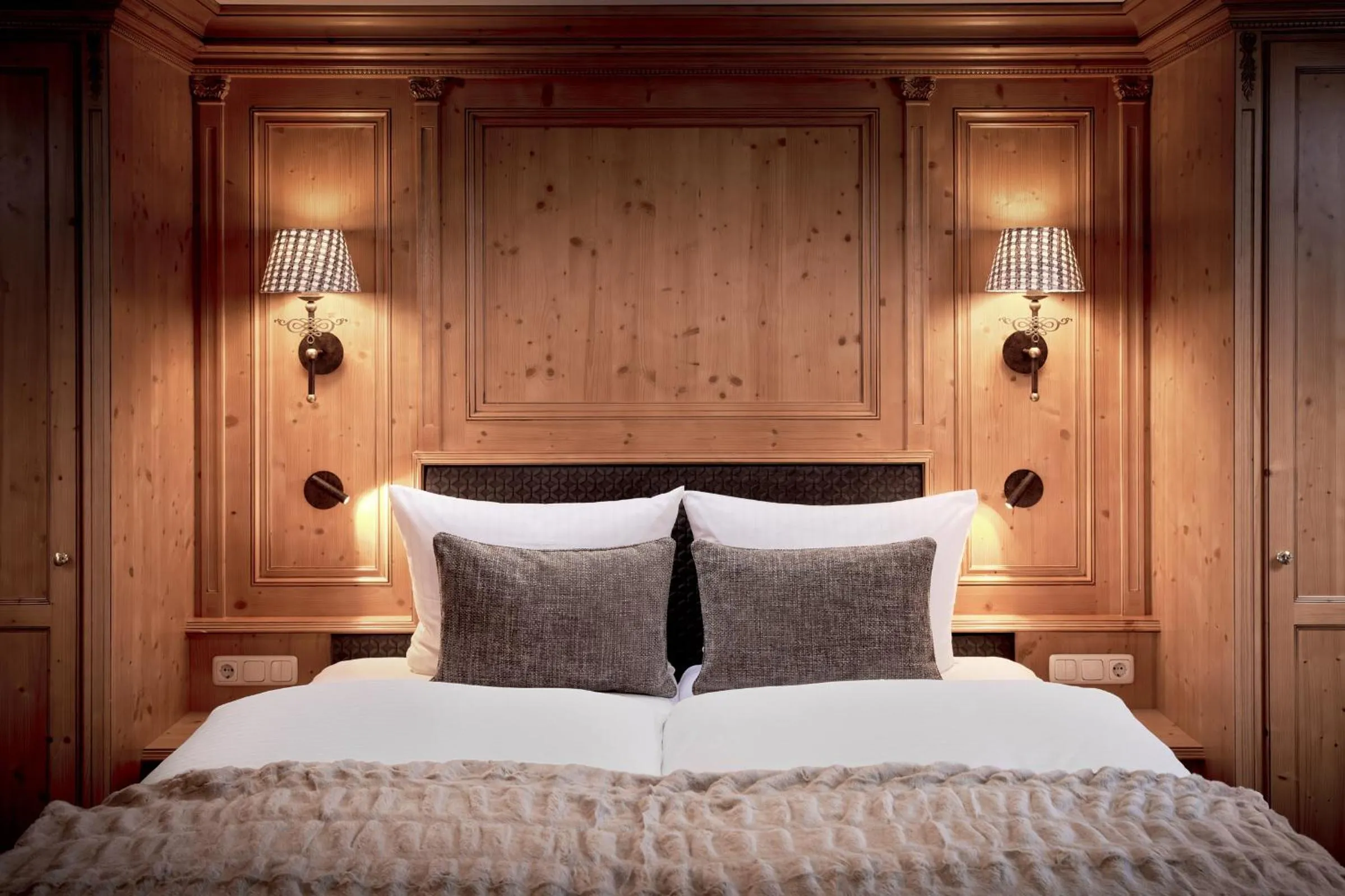 Bed in Hotel Gletscherblick