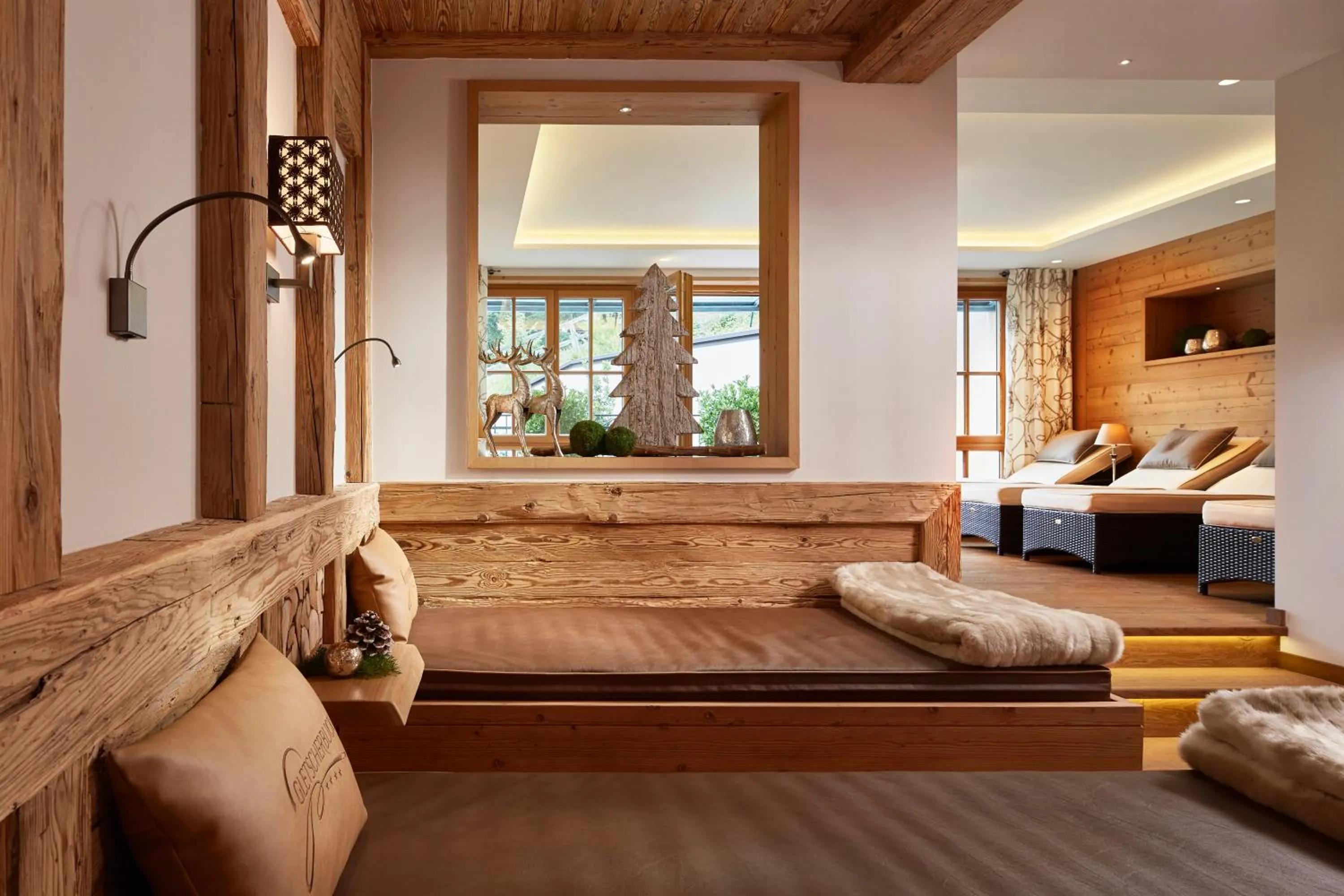 Spa and wellness centre/facilities, Bed in Hotel Gletscherblick