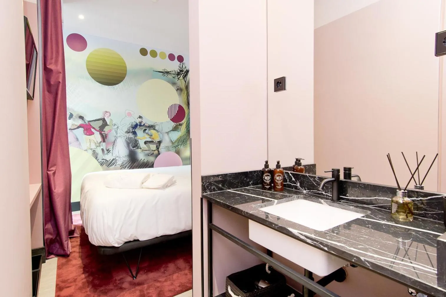 Bed in Amor de Dios 17 Boutique Apartments