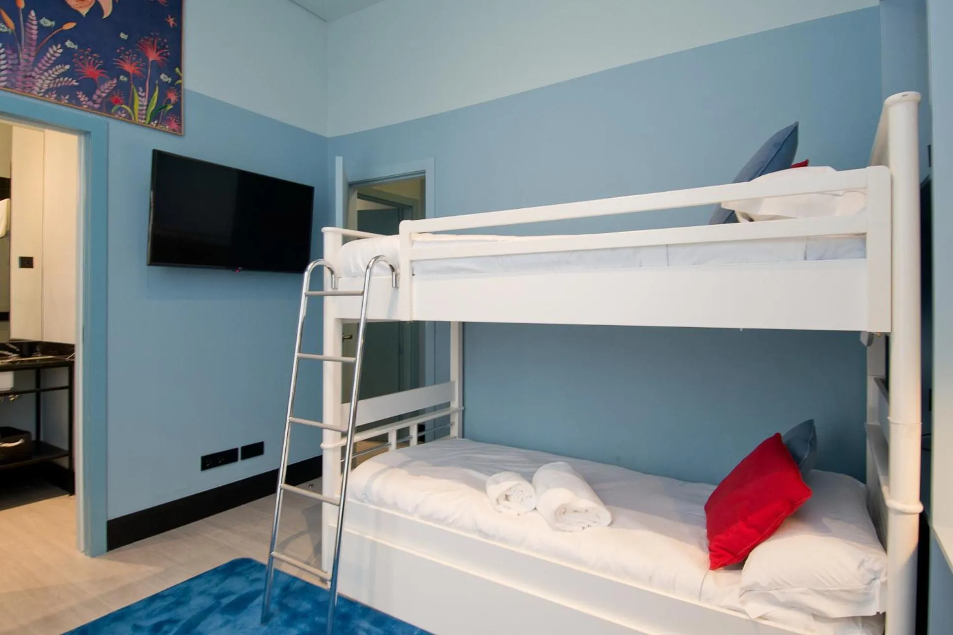 Bathroom, Bed in Amor de Dios 17 Boutique Apartments