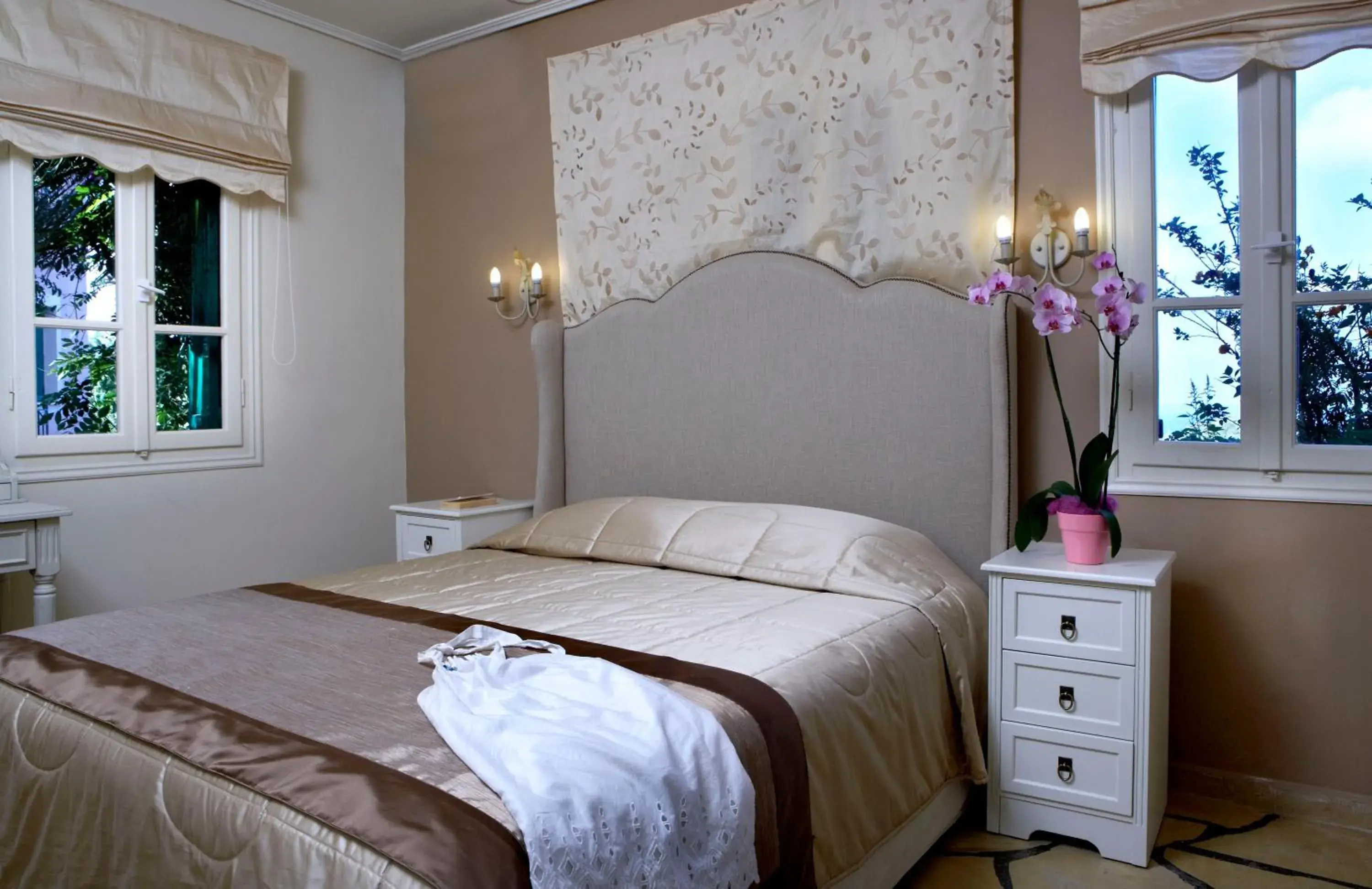 Bedroom, Bed in Dafnoudi Hotel Apartments Bedroom, Bed in Dafnoudi Hotel Apartments