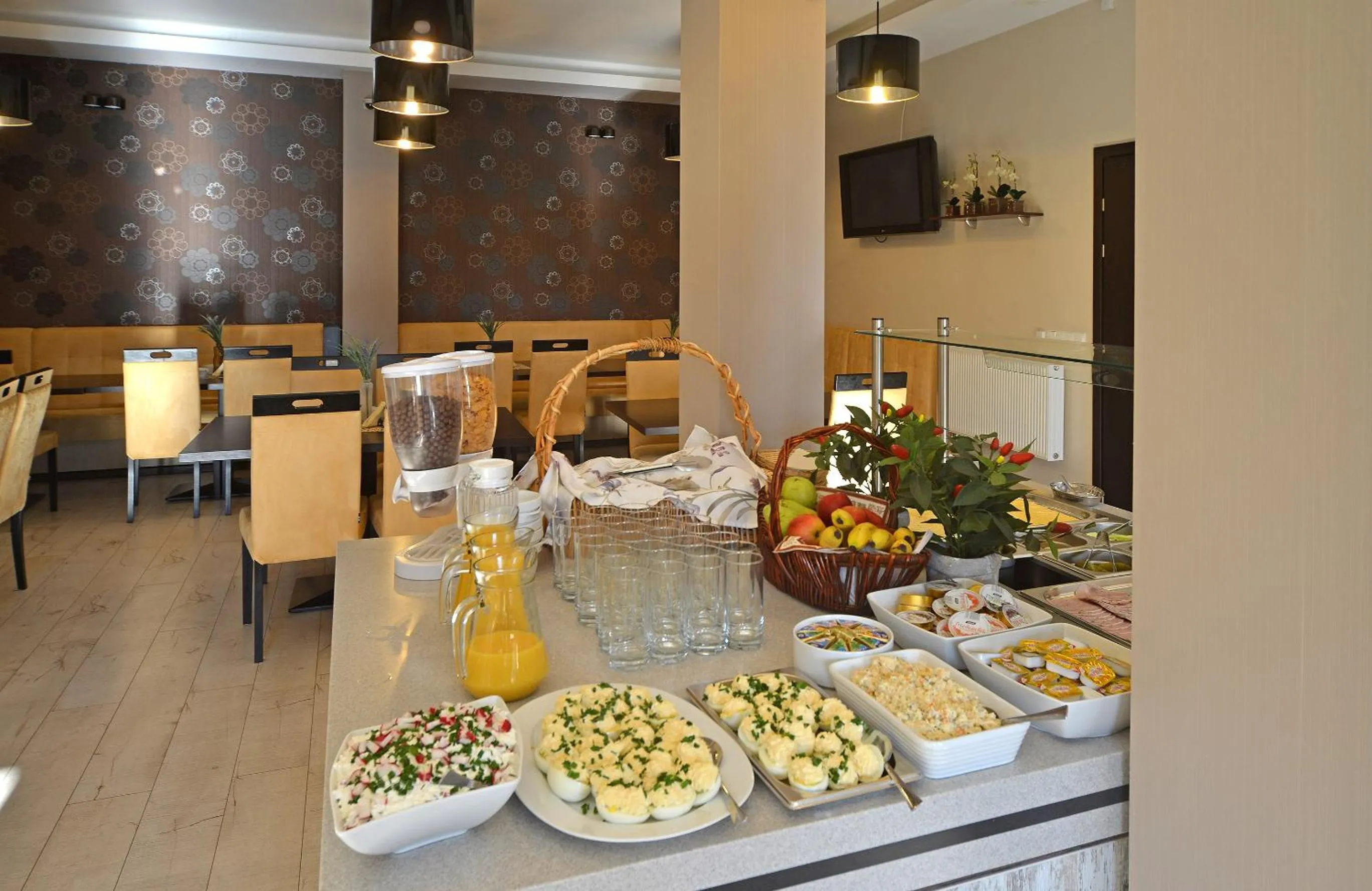 Buffet breakfast in Willa Petrus